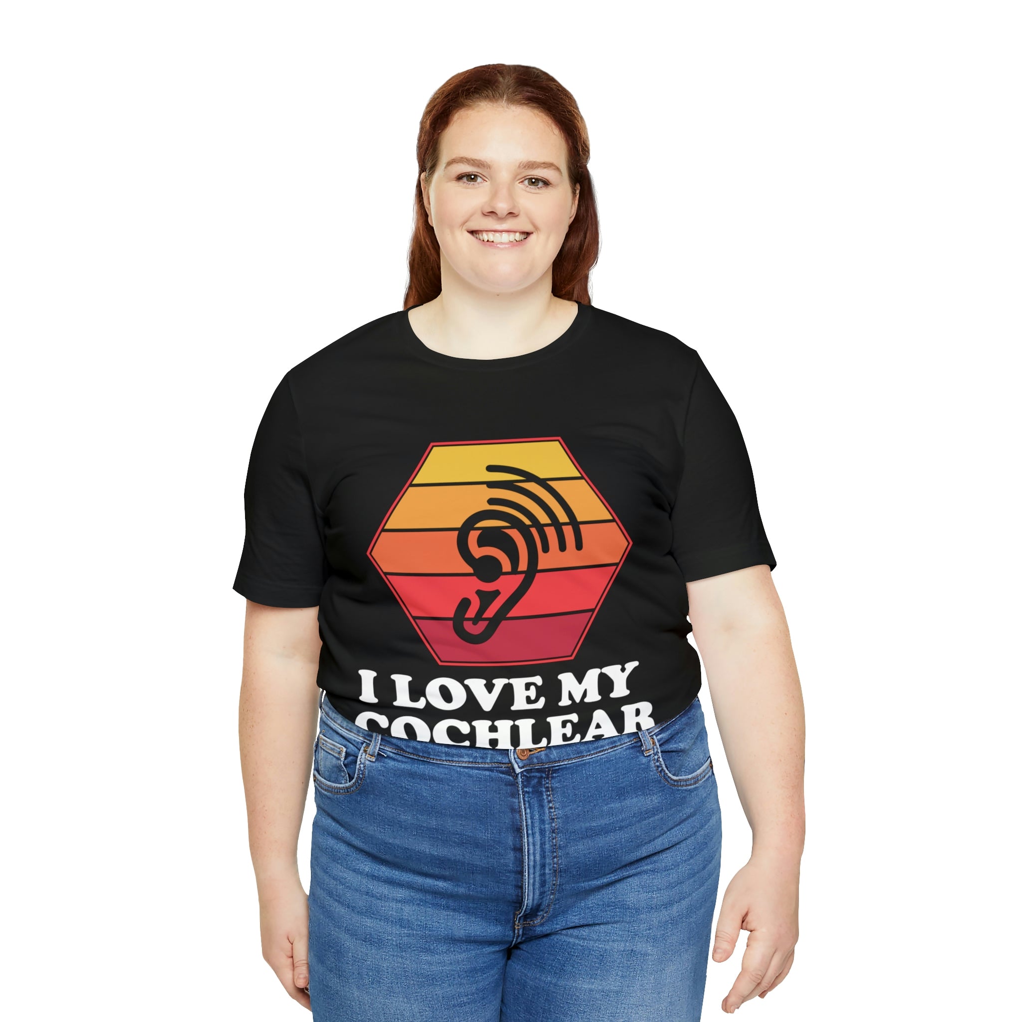 I Love My Cochlear Implant - Unisex Jersey Short Sleeve Tee