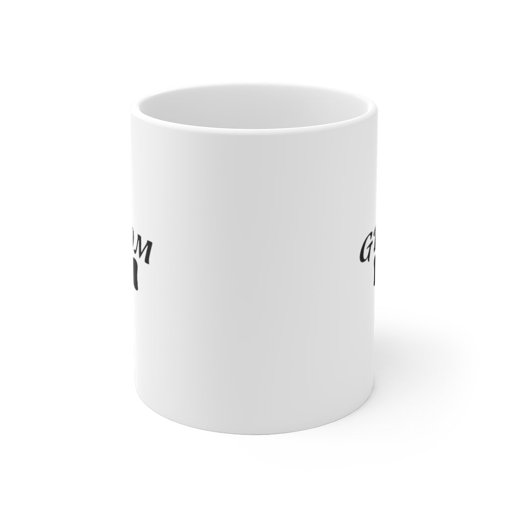 Groom - White Ceramic Mug 2 sizes Available
