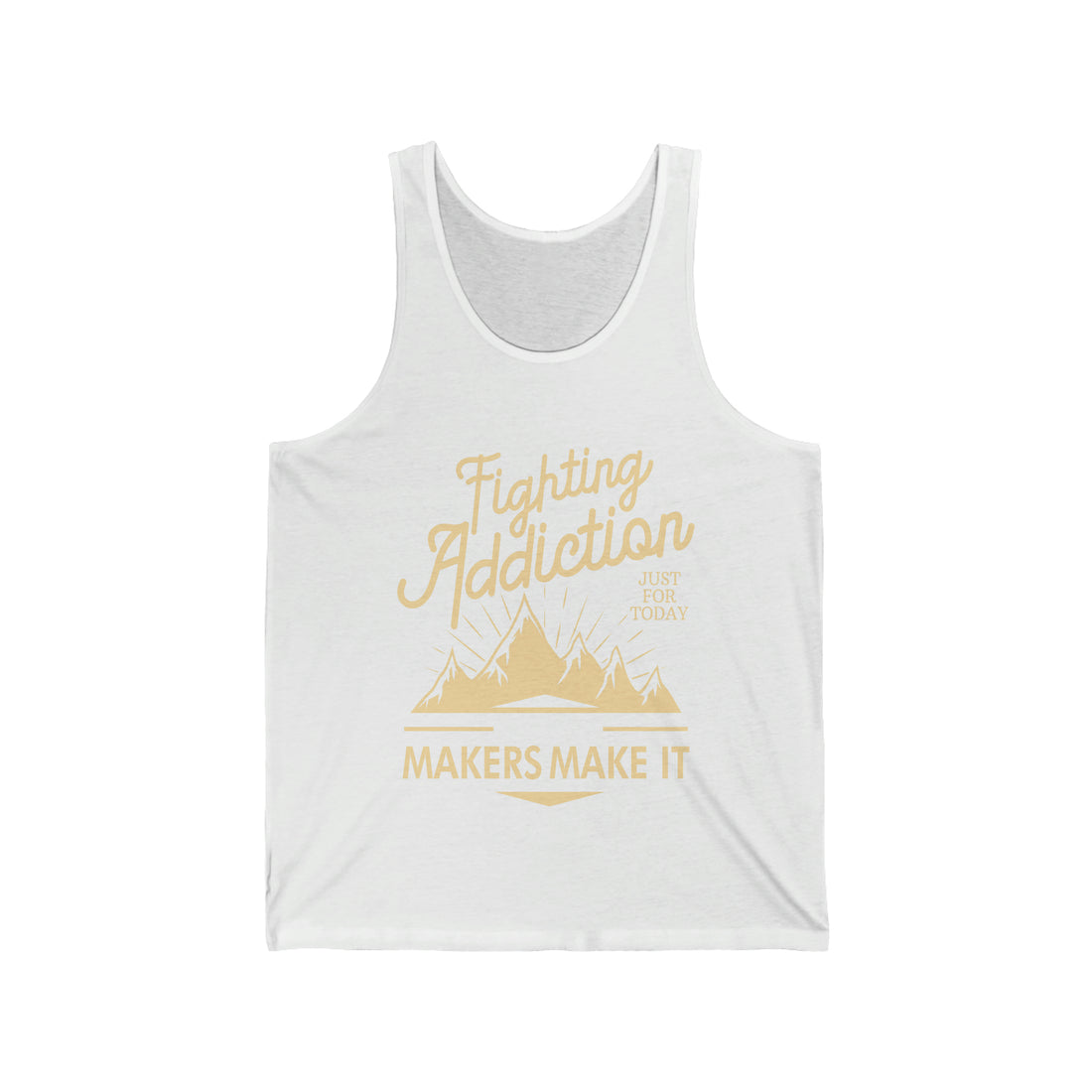 Fighting Addiction - Unisex Jersey Tank Top