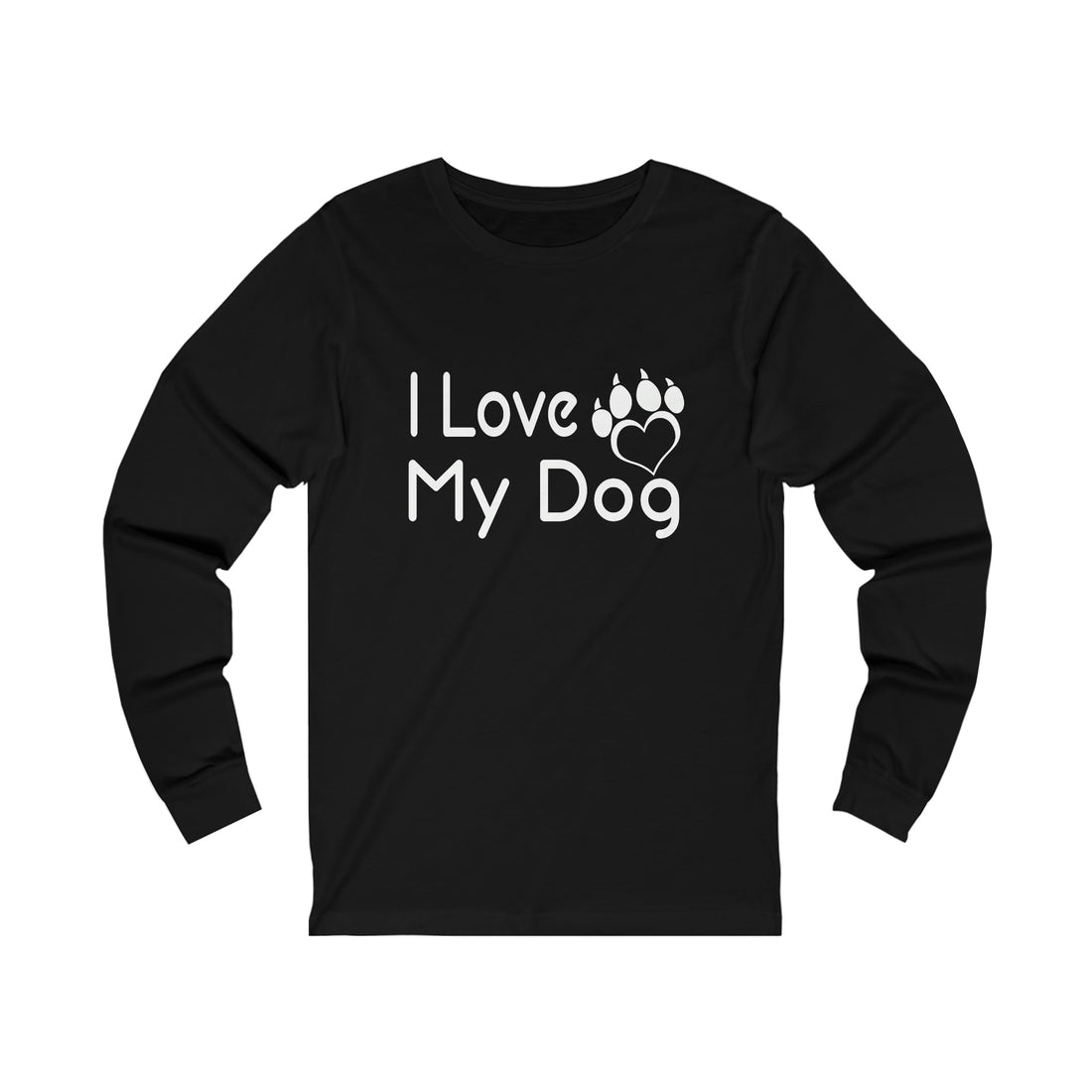 I Love My Dog - Unisex Jersey Long Sleeve Tee
