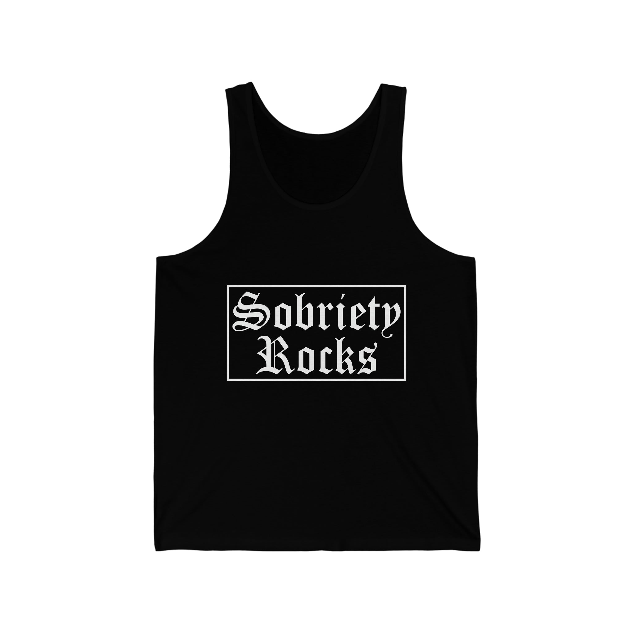 Sobriety Rocks - Unisex Jersey Tank Top