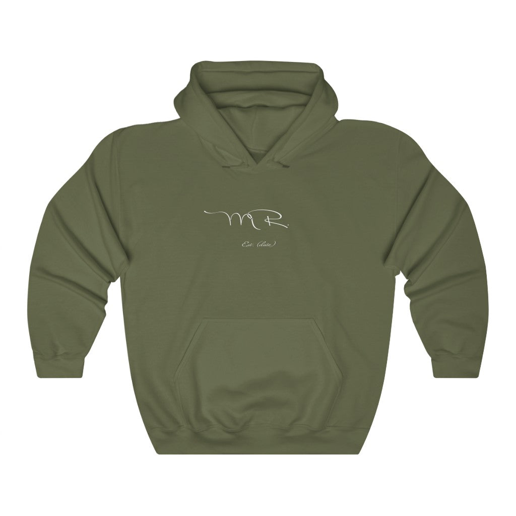 Mr. Established Wedding Date Customizable - Unisex Heavy Blend™ Hooded Sweatshirt