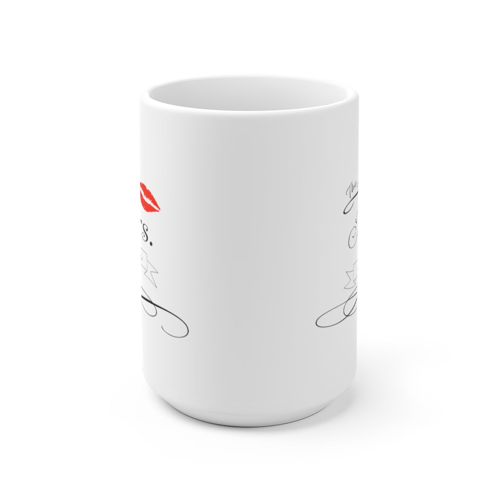 The Mrs. Established Wedding Date Customizable - White Ceramic Mug 2 sizes Available