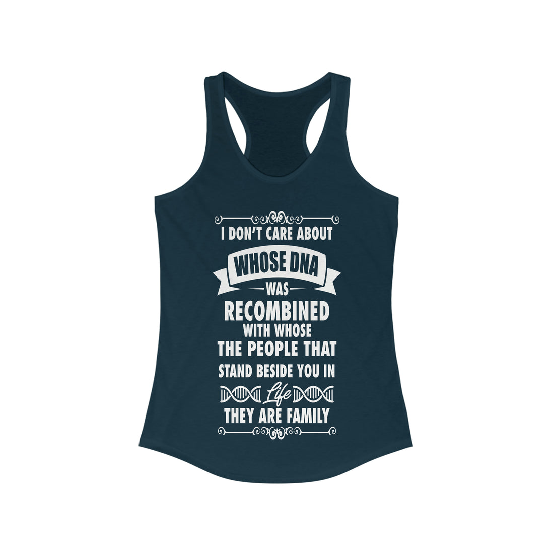 People That Stand Beside You Are Family - Racerback Tank