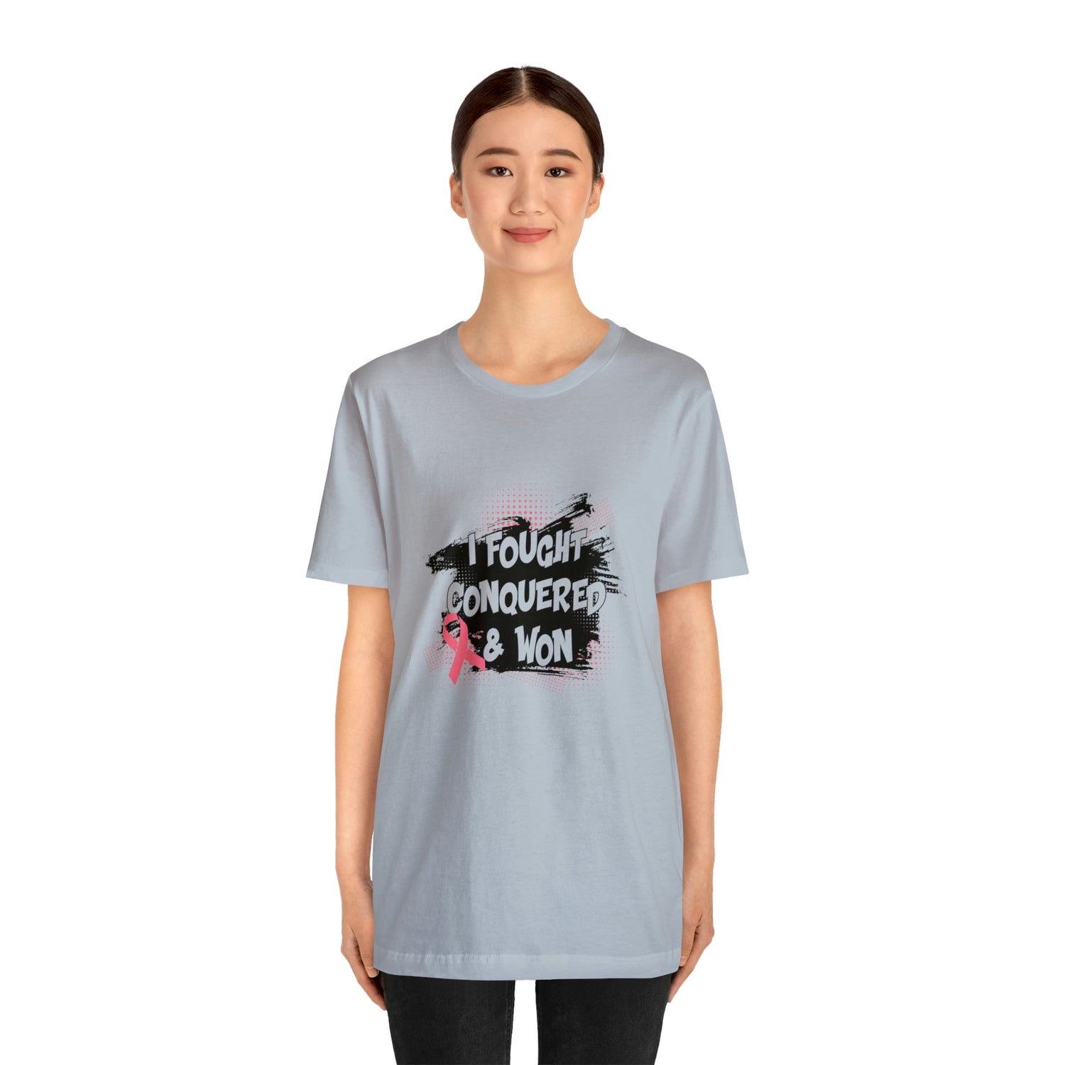 I Fought Conquered & Won - Unisex Jersey Short Sleeve Tee
