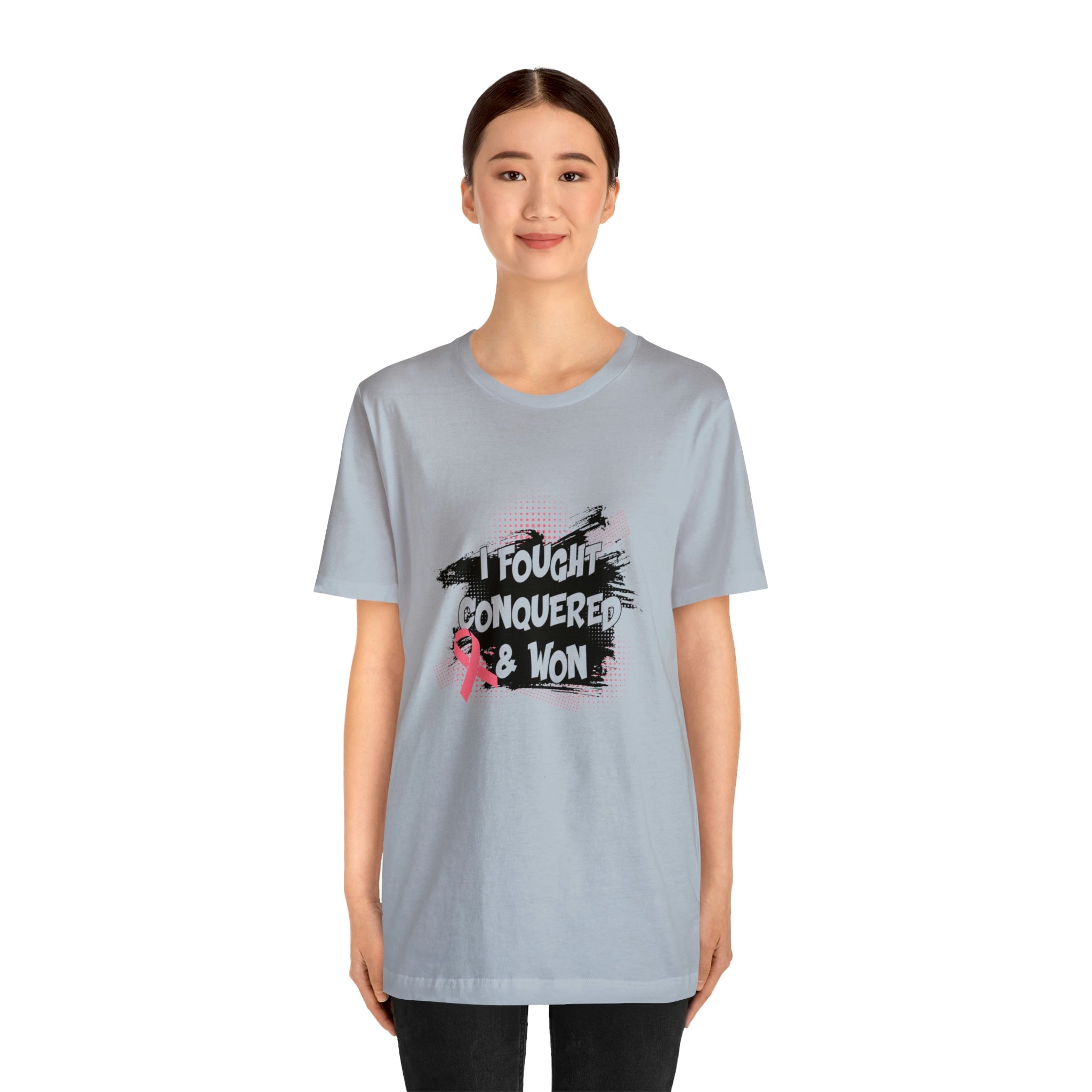 I Fought Conquered & Won - Unisex Jersey Short Sleeve Tee