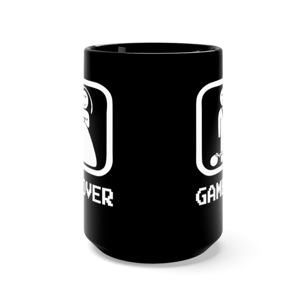 Game Over - Large 15oz Black Mug