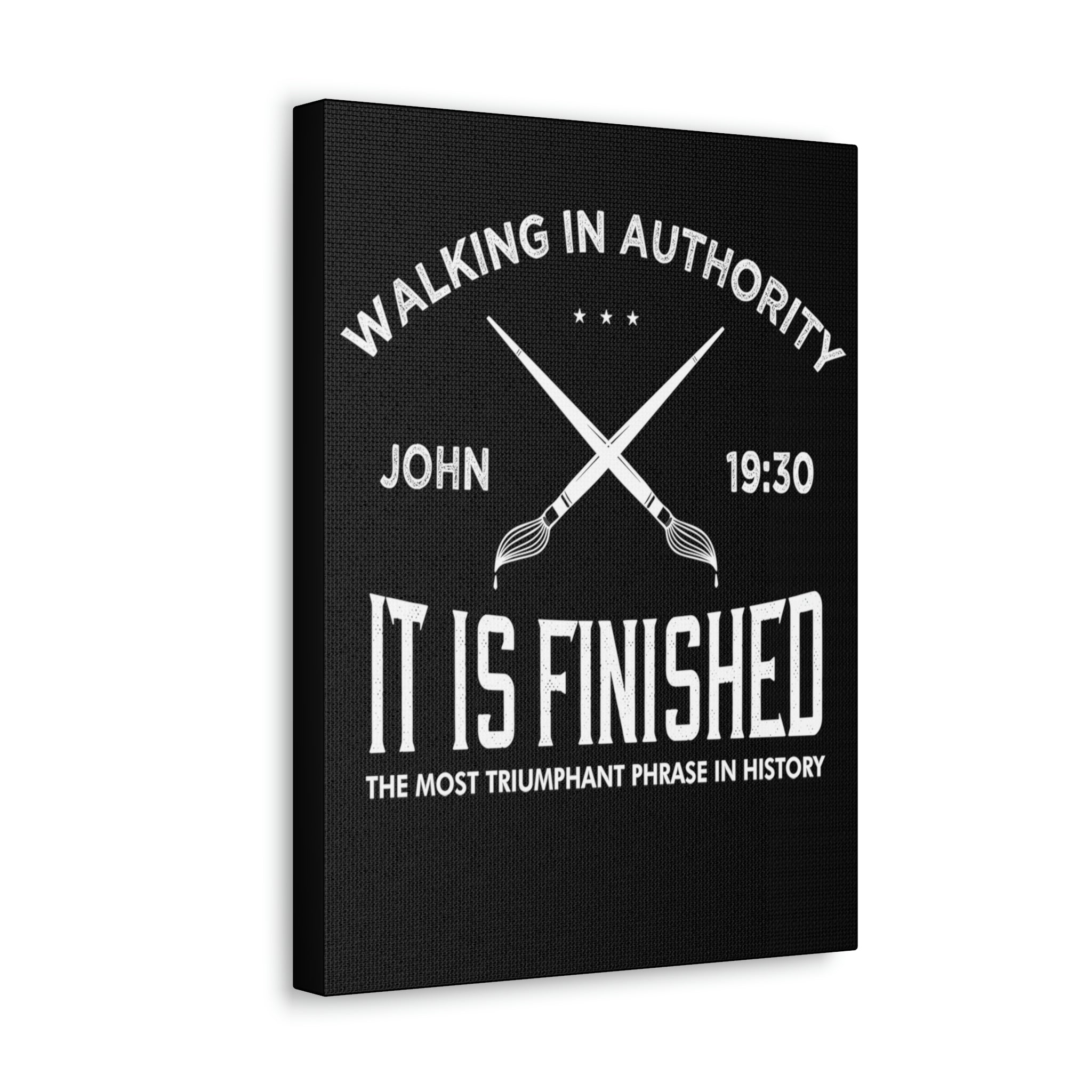 John 19:30 It Is Finished - Canvas Print