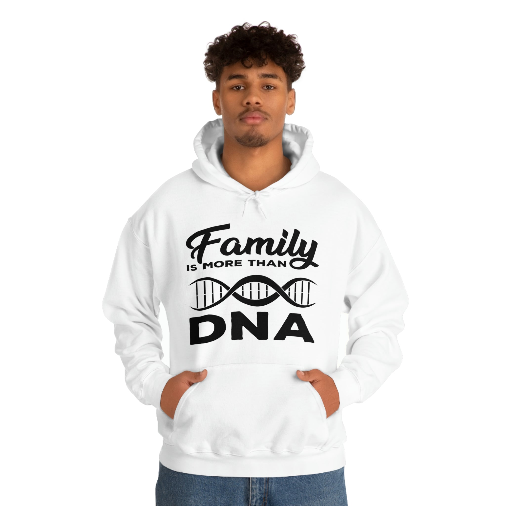 Family Is More Than DNA - Unisex Heavy Blend™ Hooded Sweatshirt