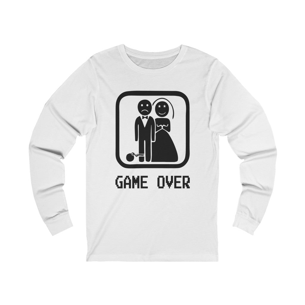 Game Over - Unisex Jersey Long Sleeve Tee