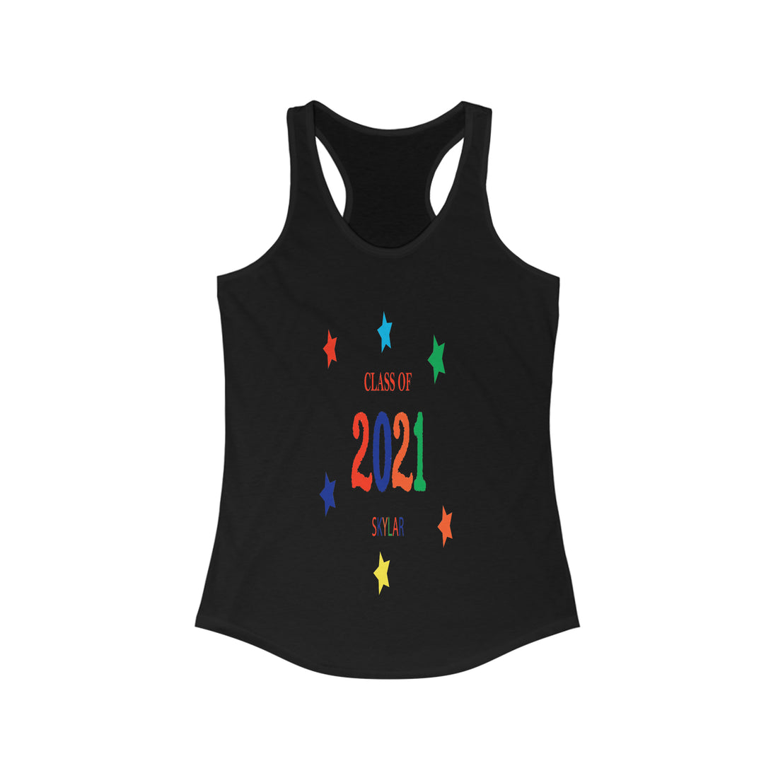 Class of ... with Year & Name Customizable - Racerback Tank Top