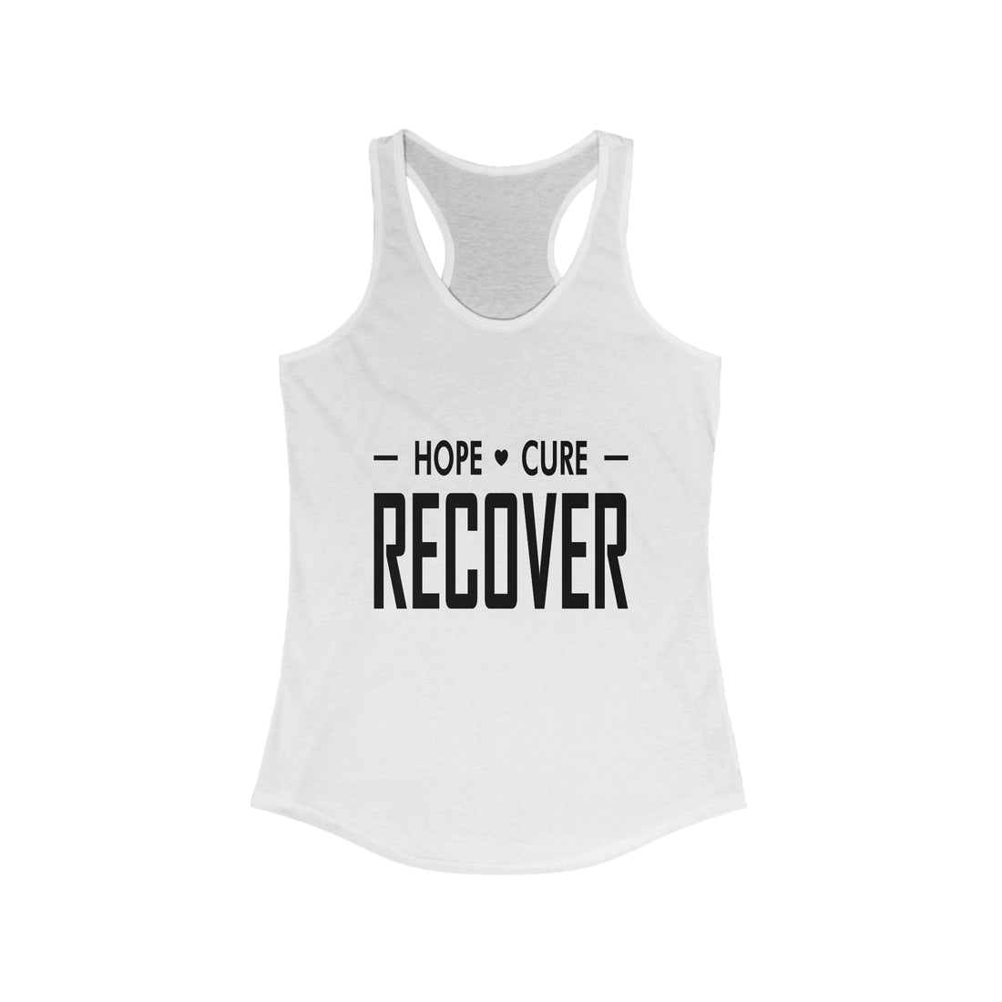 Hope Cure Recover - Racerback Tank Top