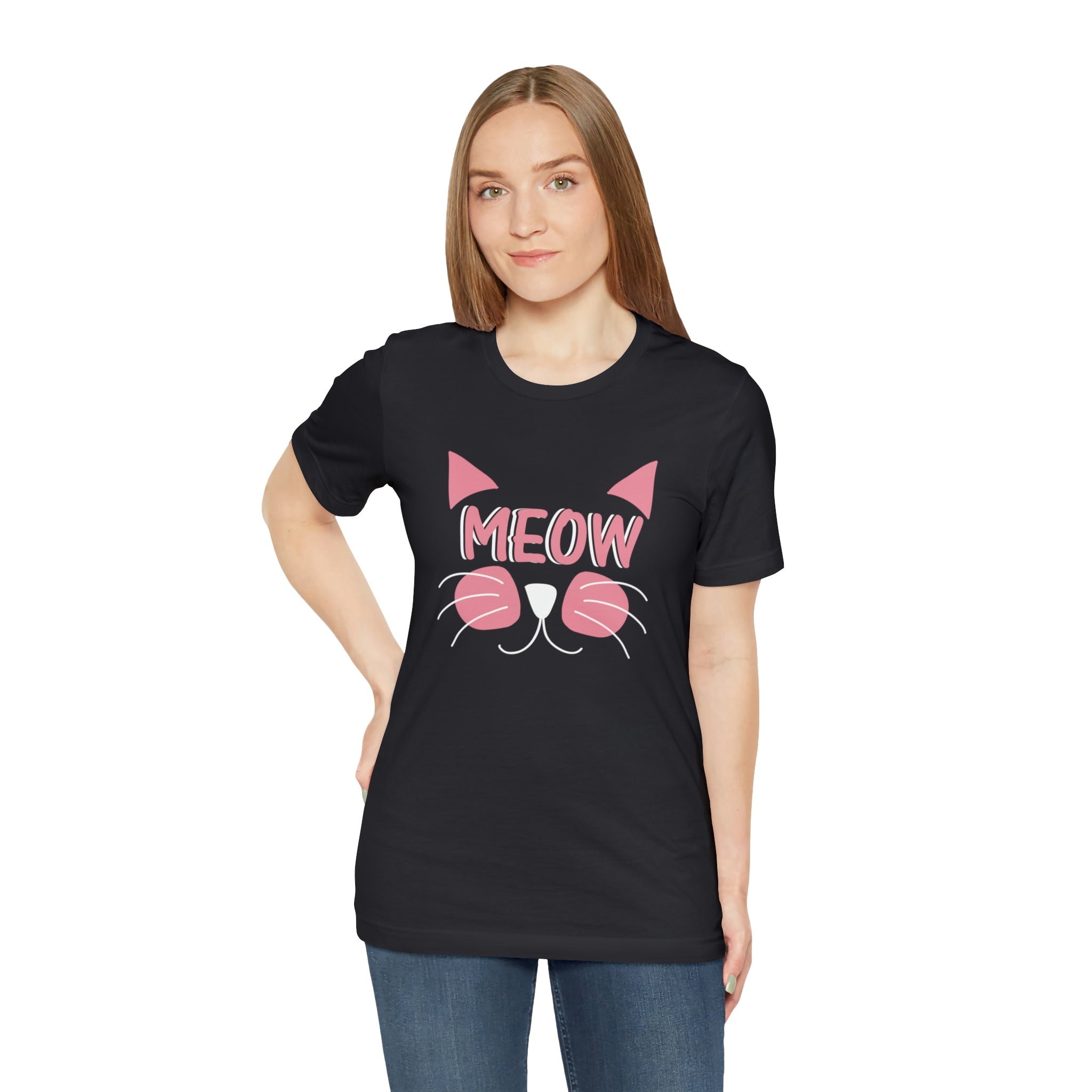 Meow - Unisex Jersey Short Sleeve Tee