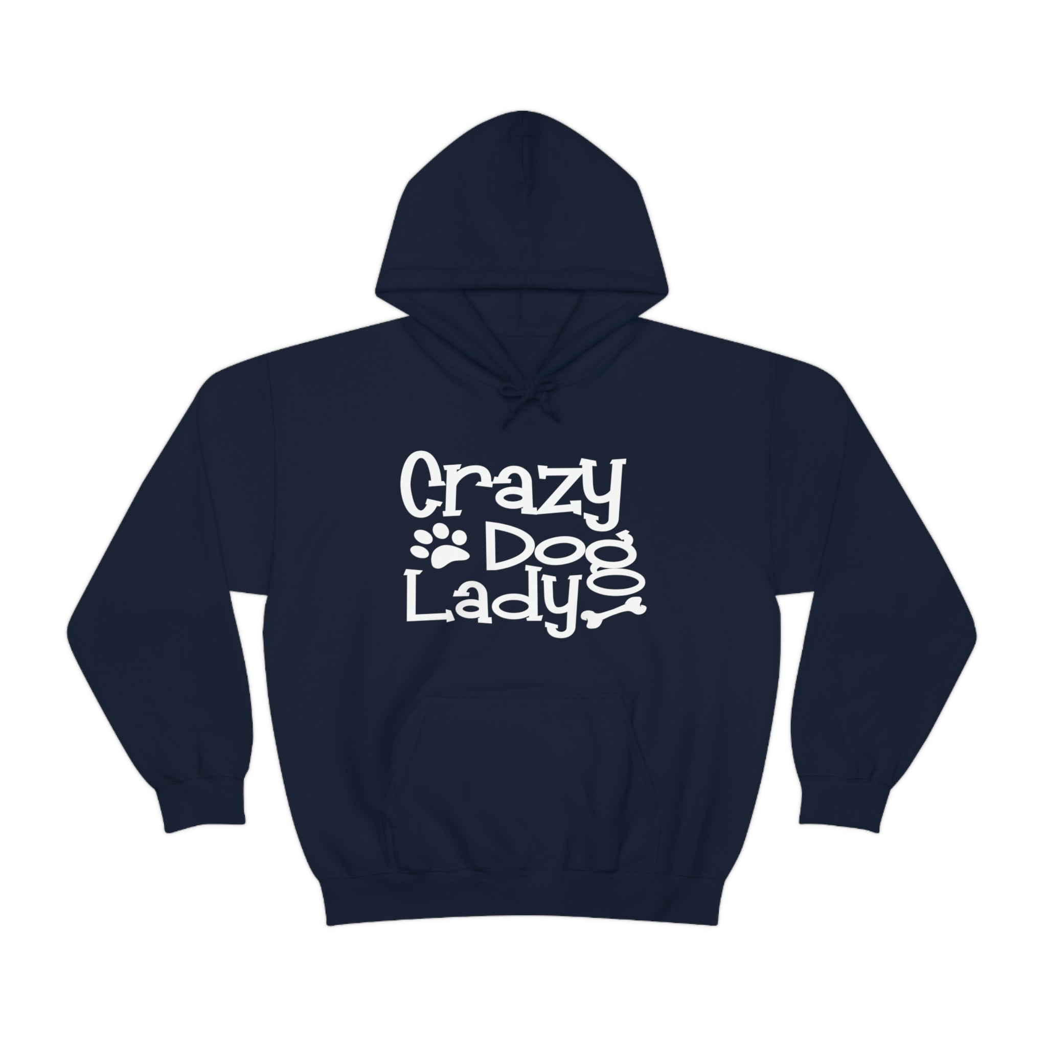 Crazy Dog Lady - Unisex Heavy Blend™ Hooded Sweatshirt