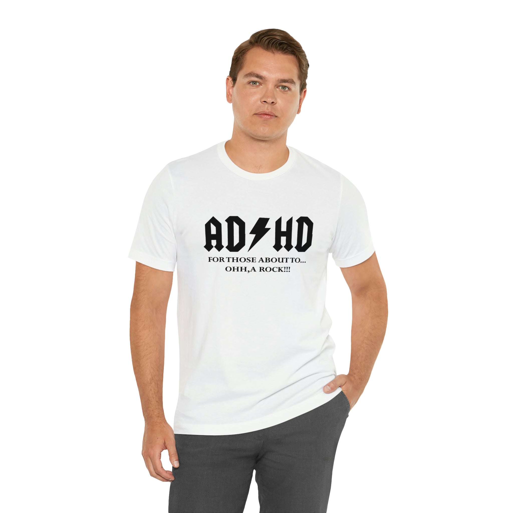 ADHD Look A Rock - Unisex Jersey Short Sleeve Tee