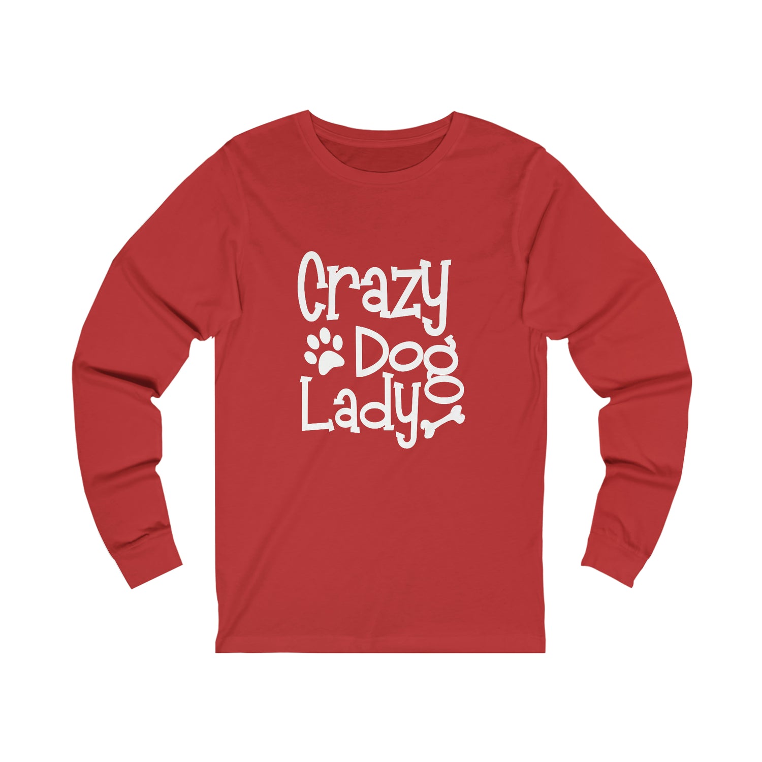 Crazy Dog Lady - Unisex Jersey Long Sleeve Tee