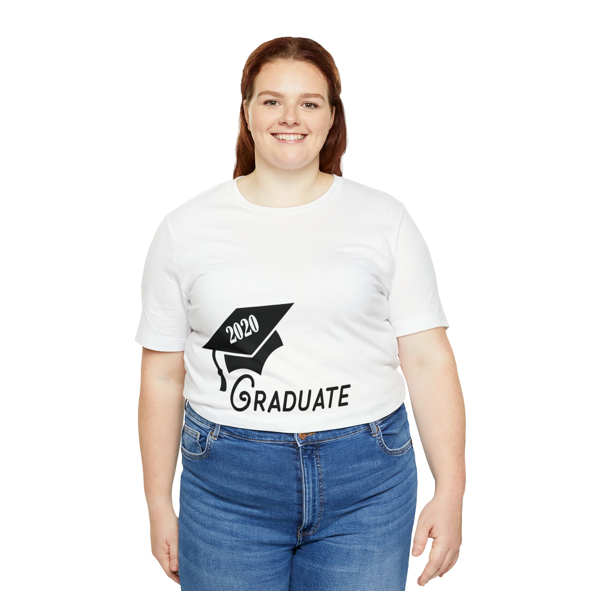 Graduate! Class Year Customizable- Unisex Jersey Short Sleeve Tee