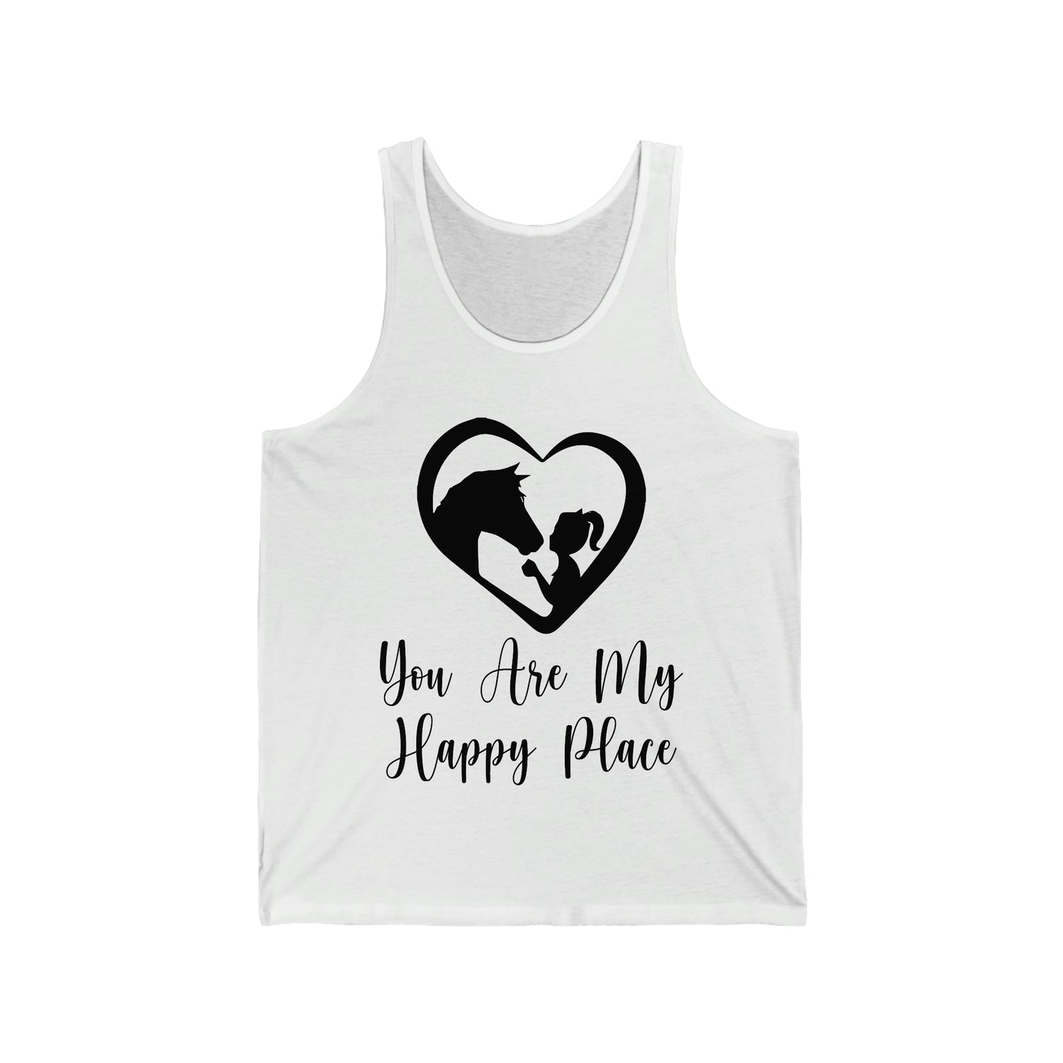 You Are My Happy Place - Unisex Jersey Tank Top