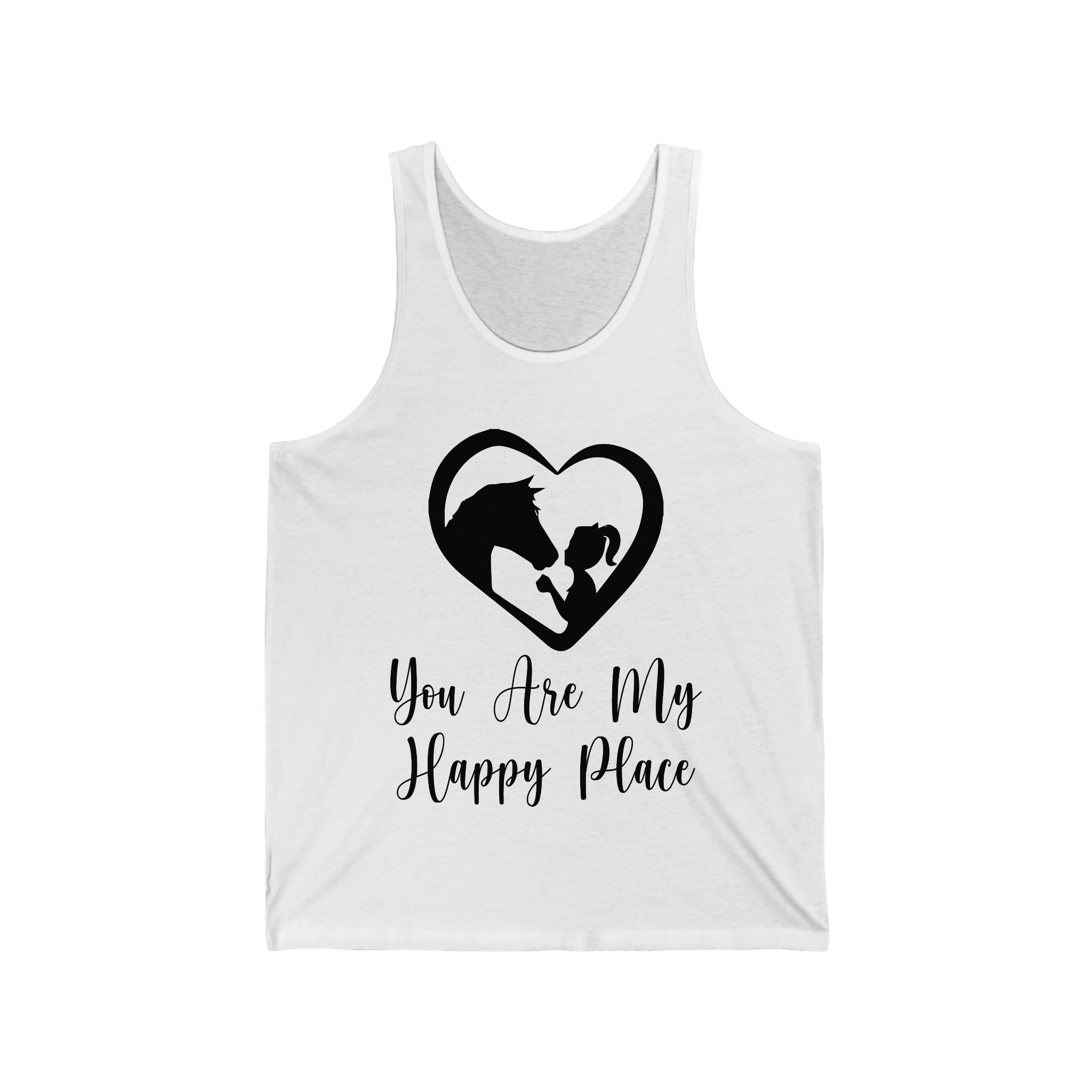 You Are My Happy Place - Unisex Jersey Tank Top