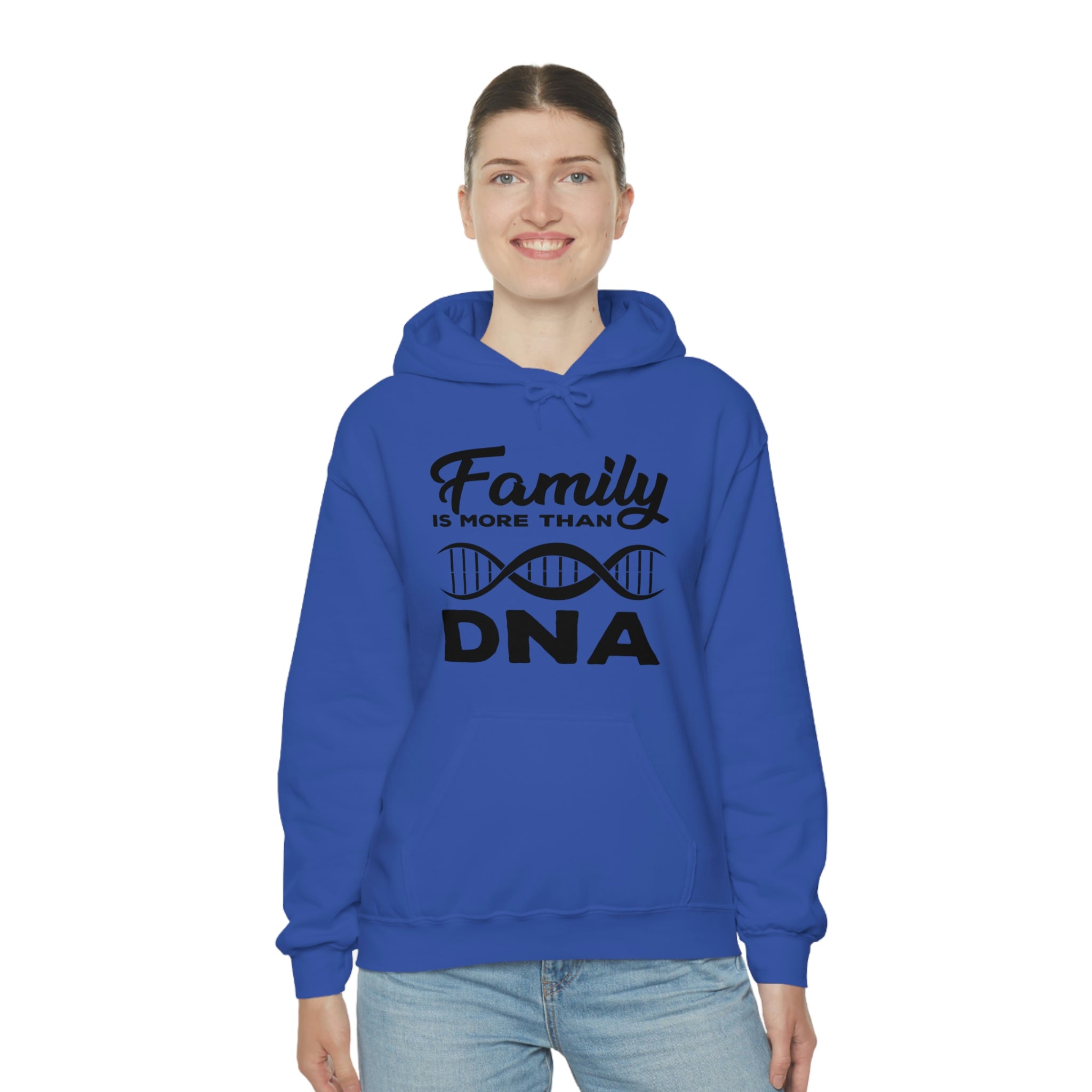 Family Is More Than DNA - Unisex Heavy Blend™ Hooded Sweatshirt