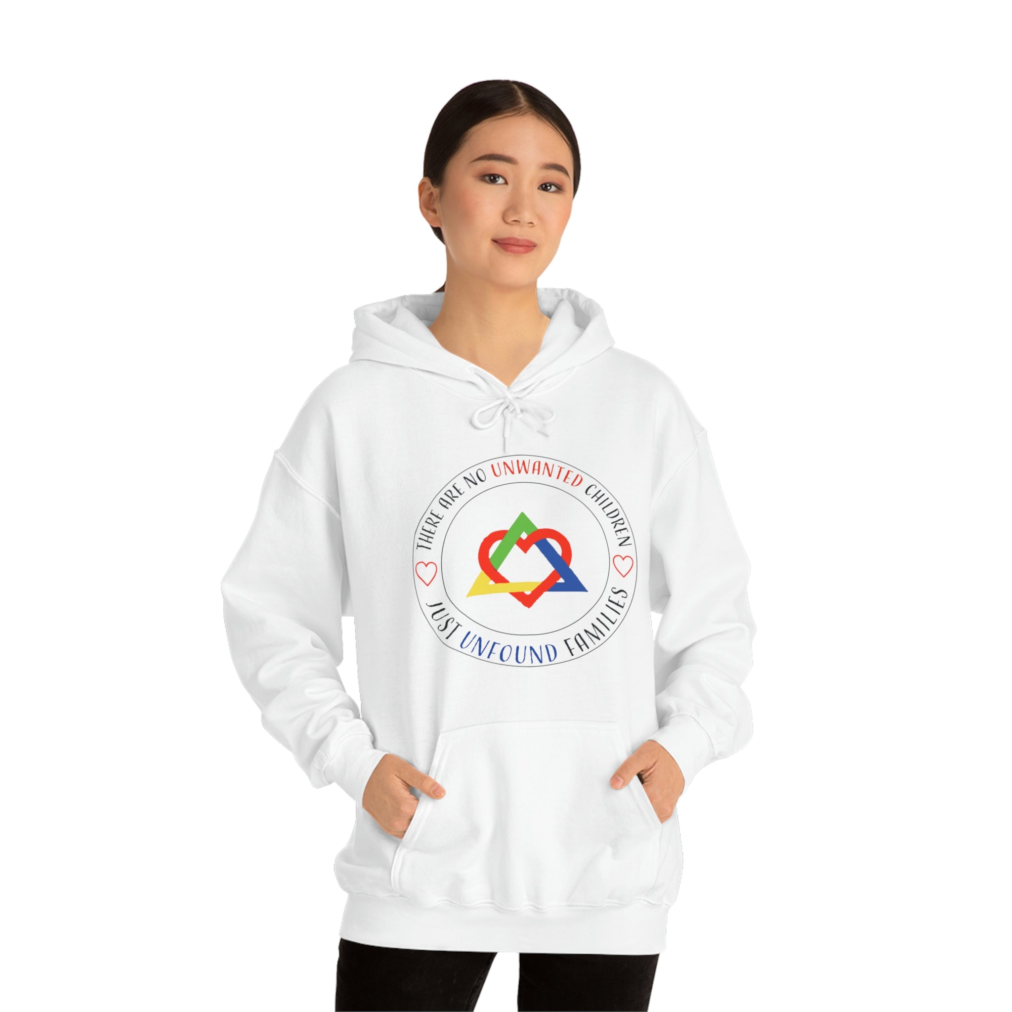 There Are No Unwanted Children Only Unfound Families - Unisex Heavy Blend™ Hooded Sweatshirt