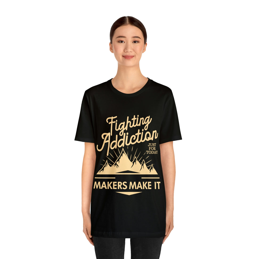 Fighting Addiction - Unisex Jersey Short Sleeve Tee