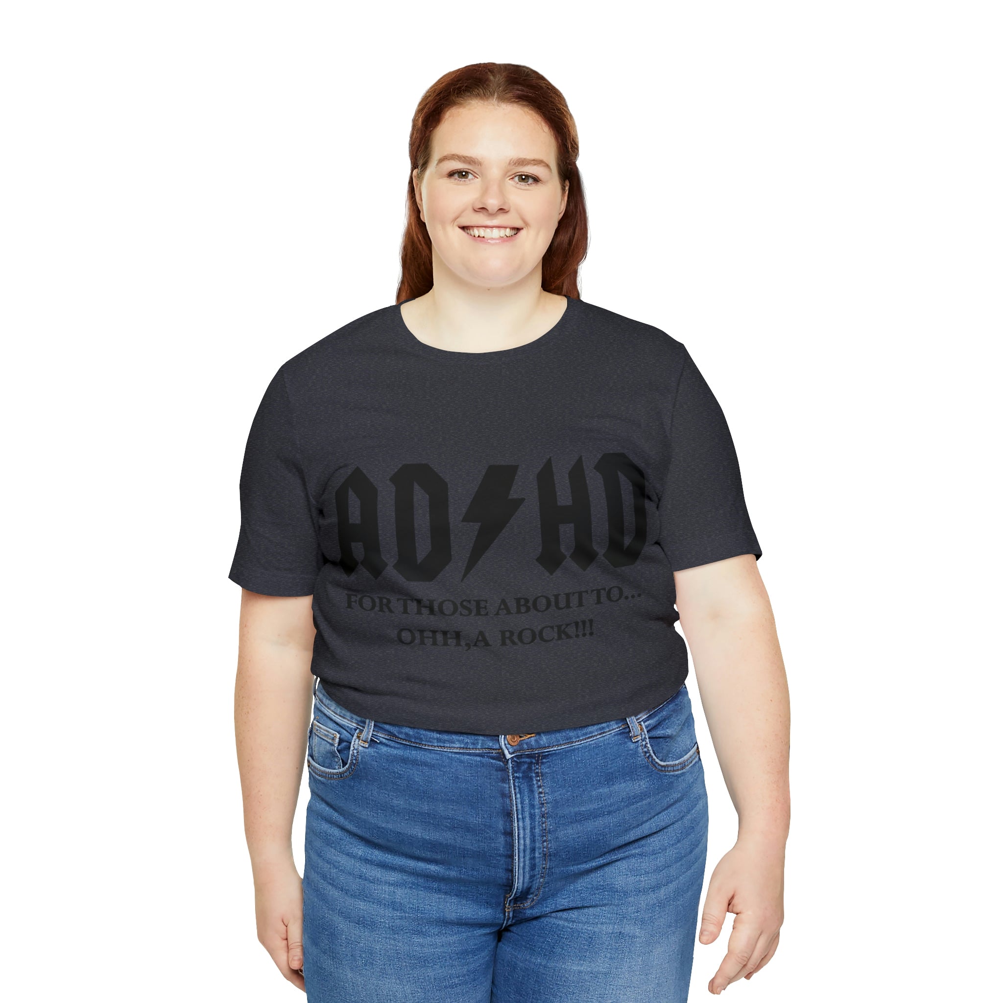 ADHD Look A Rock - Unisex Jersey Short Sleeve Tee