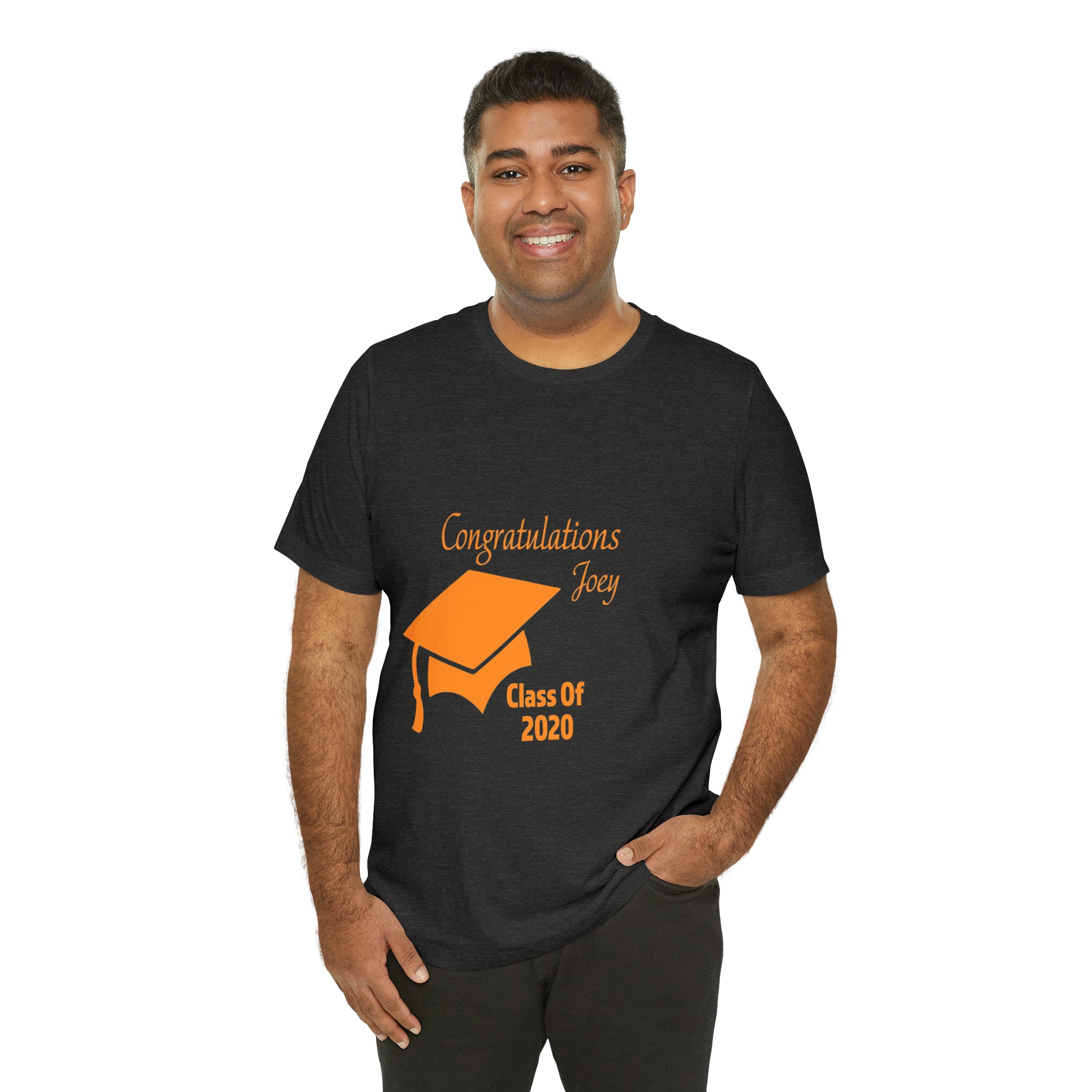 Congratulations With Year & Name Customizable - Unisex Jersey Short Sleeve Tee