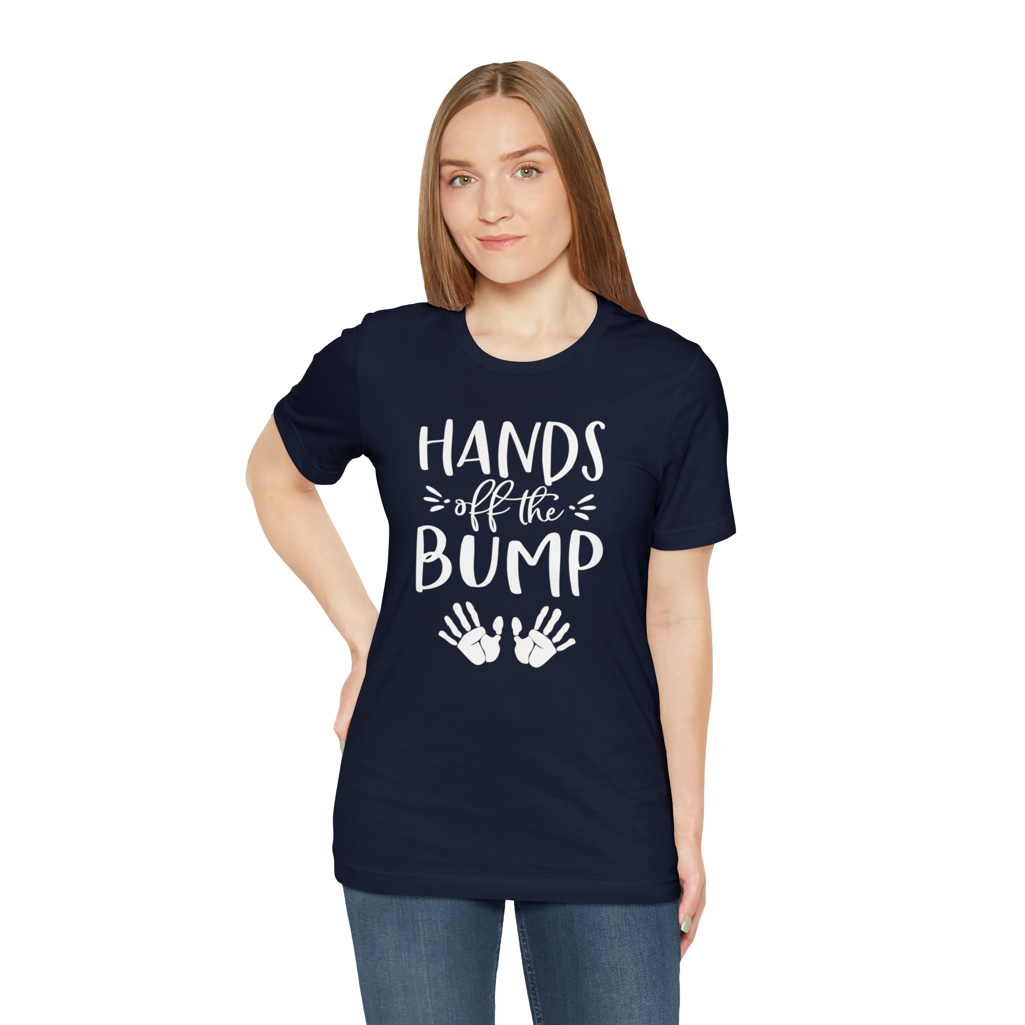 Hands Off The Bump - Unisex Jersey Short Sleeve Tee
