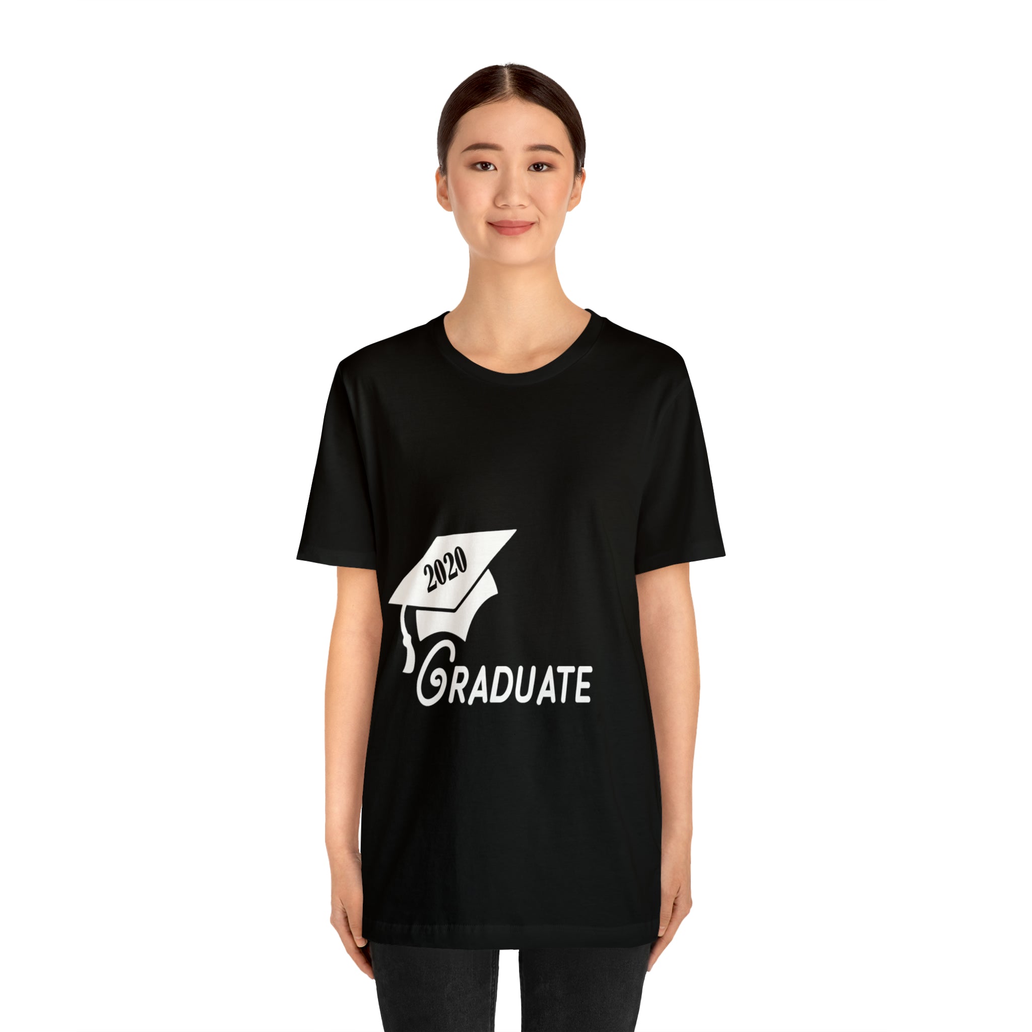 Graduate! Class Year Customizable- Unisex Jersey Short Sleeve Tee