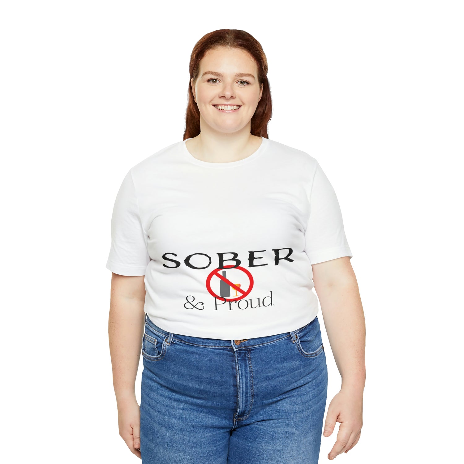 Sober & Proud - Unisex Jersey Short Sleeve Tee