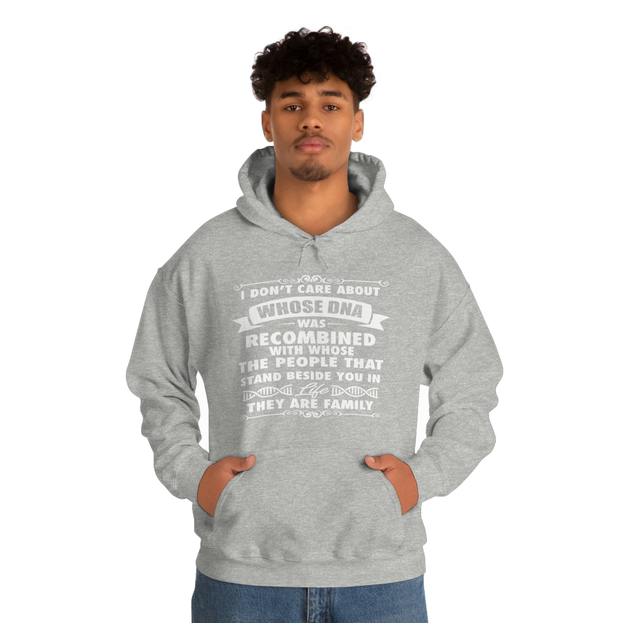 People That Stand Beside You Are Family - Unisex Heavy Blend™ Hooded Sweatshirt