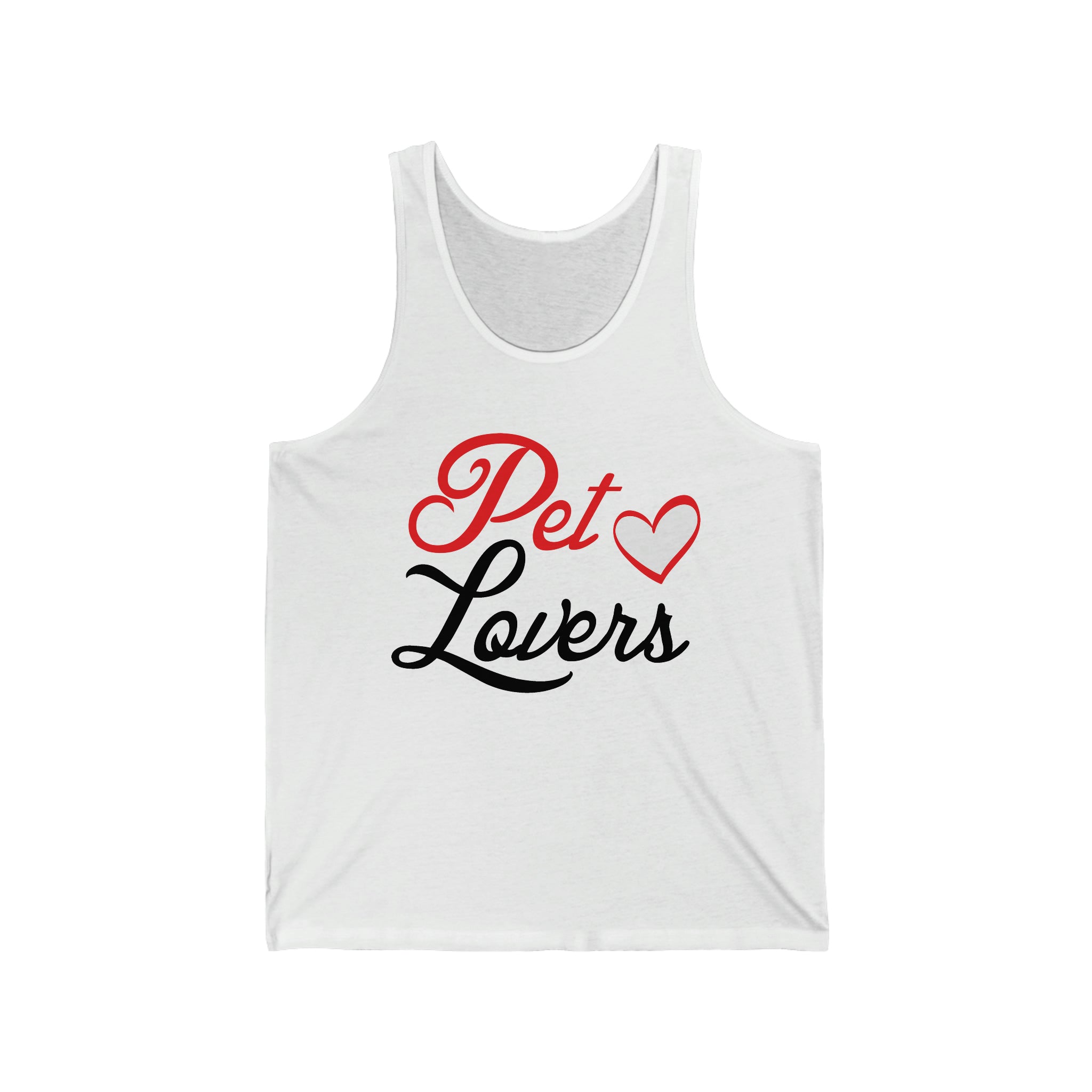 Pet Lovers - Unisex Jersey Tank Top