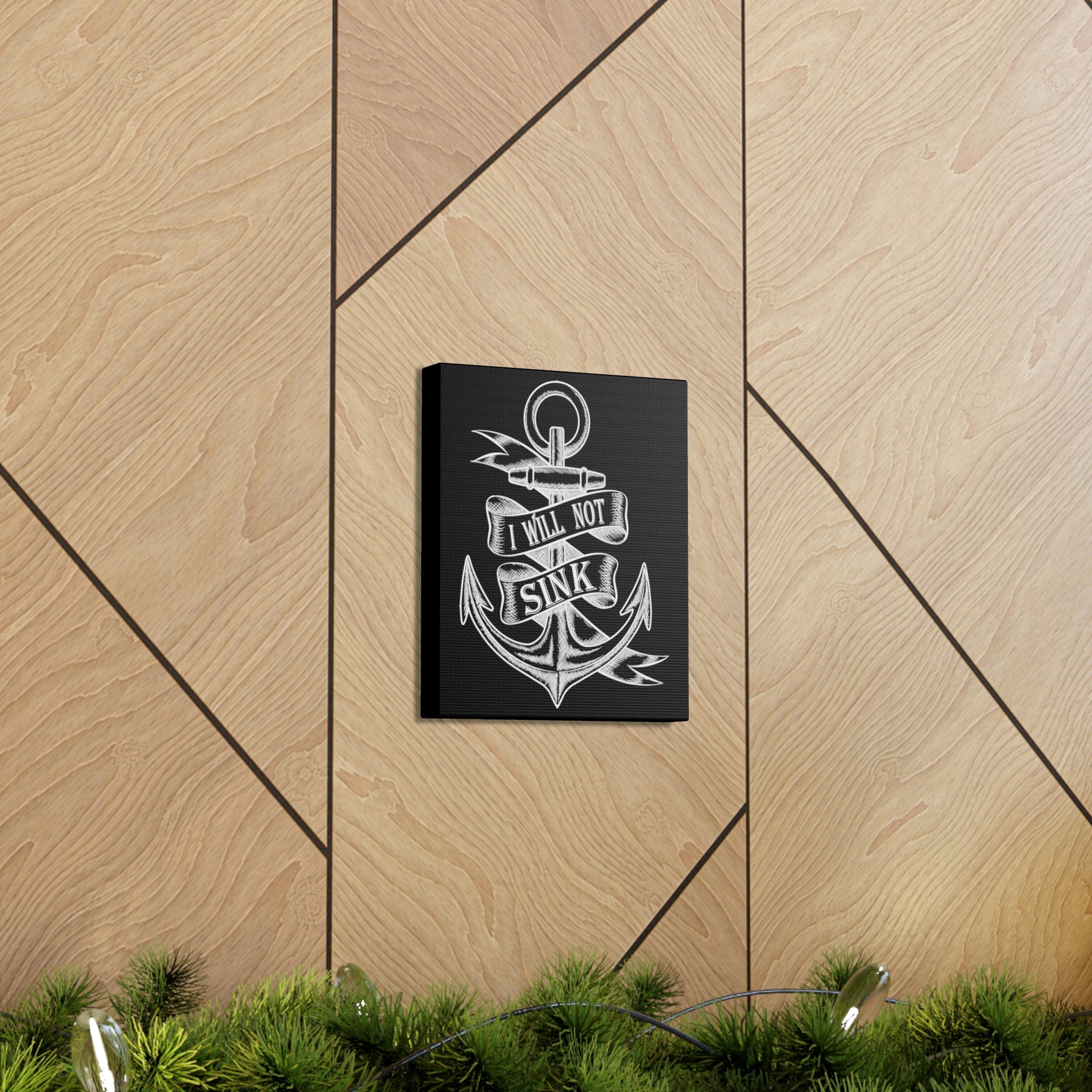 I Will Not Sink - Canvas Print