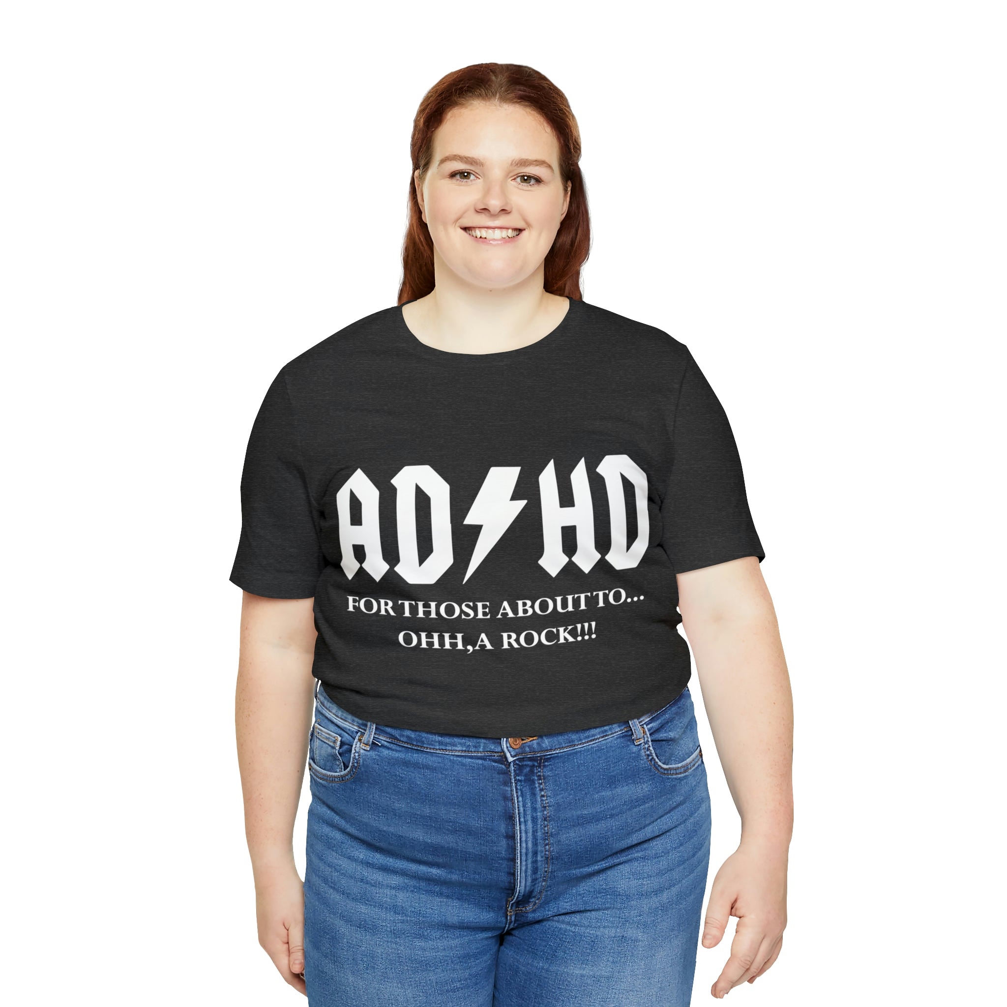 ADHD Look A Rock - Unisex Jersey Short Sleeve Tee