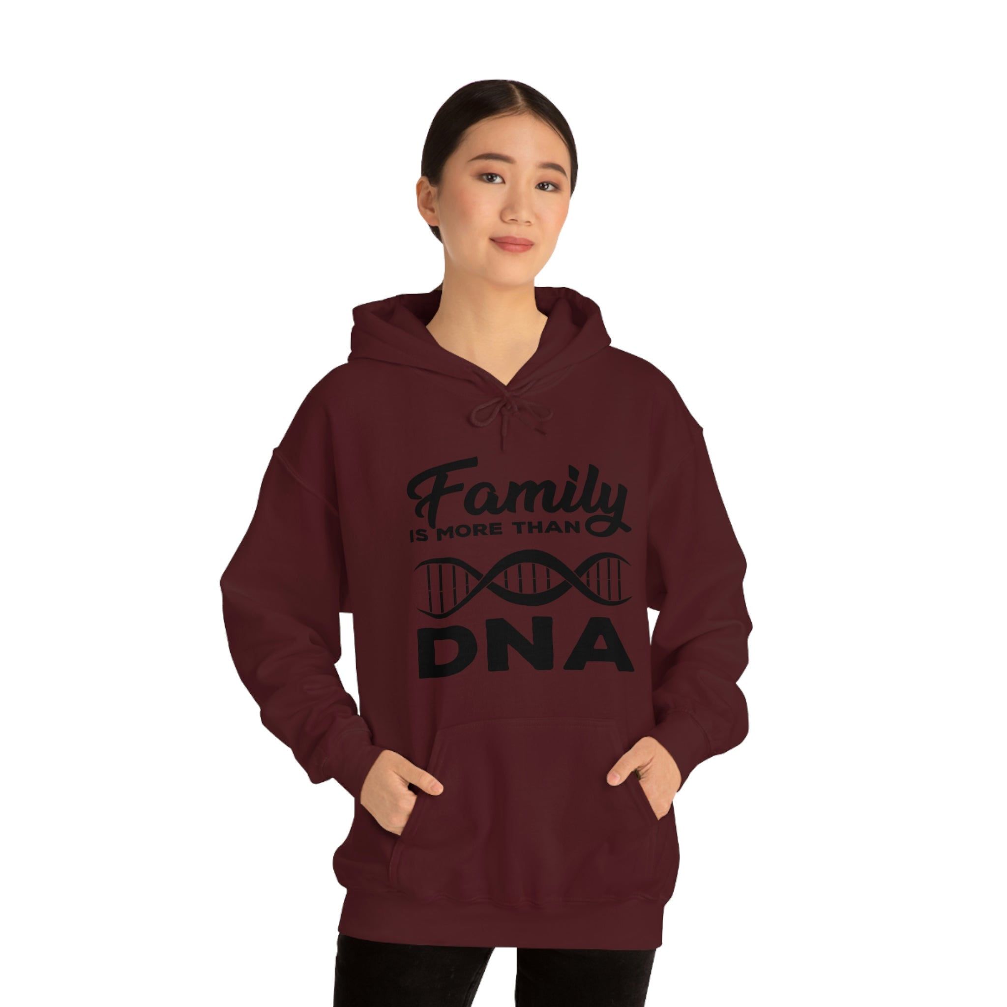 Family Is More Than DNA - Unisex Heavy Blend™ Hooded Sweatshirt