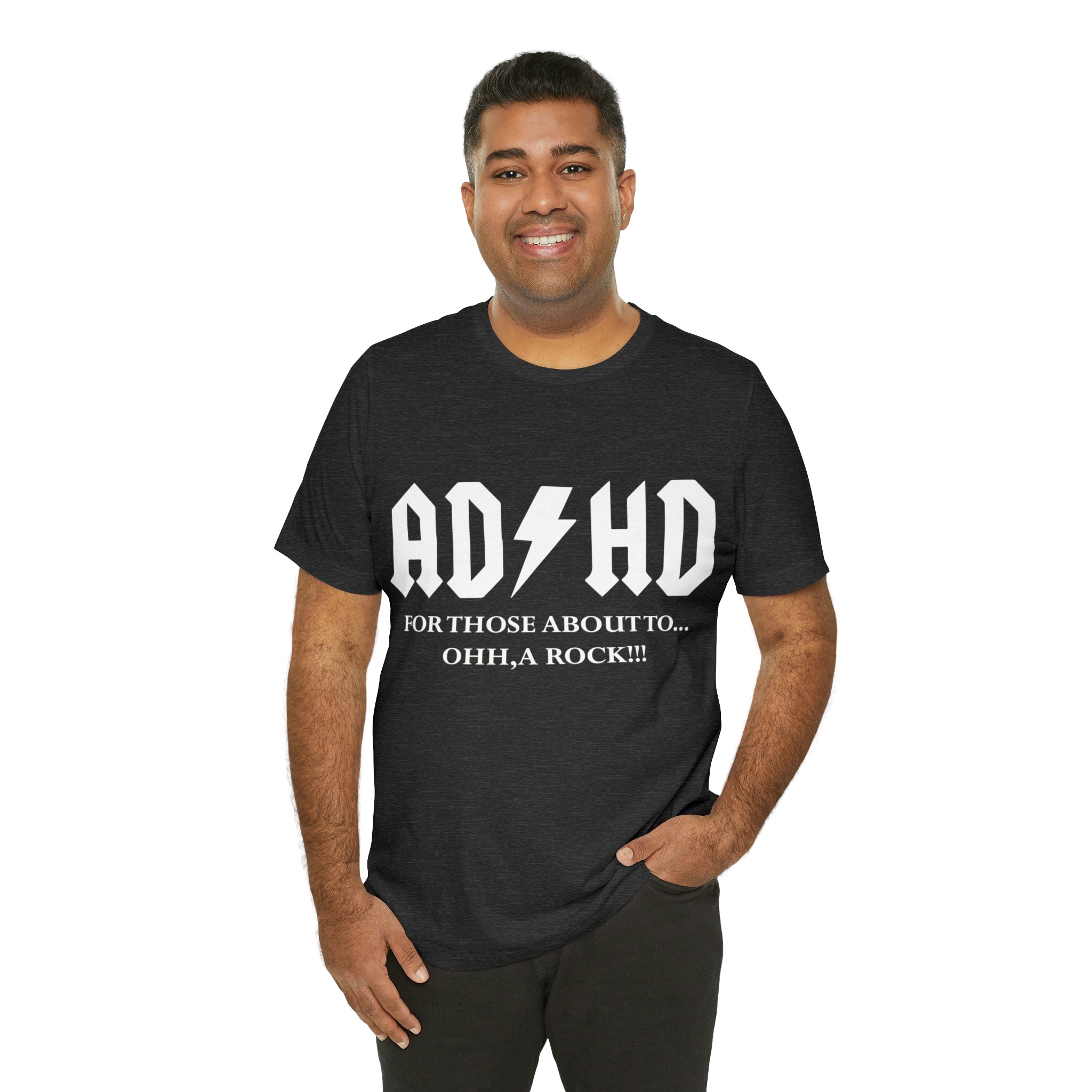ADHD Look A Rock - Unisex Jersey Short Sleeve Tee