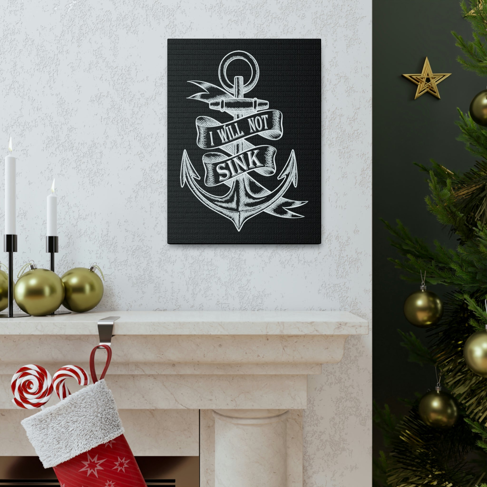 I Will Not Sink - Canvas Print