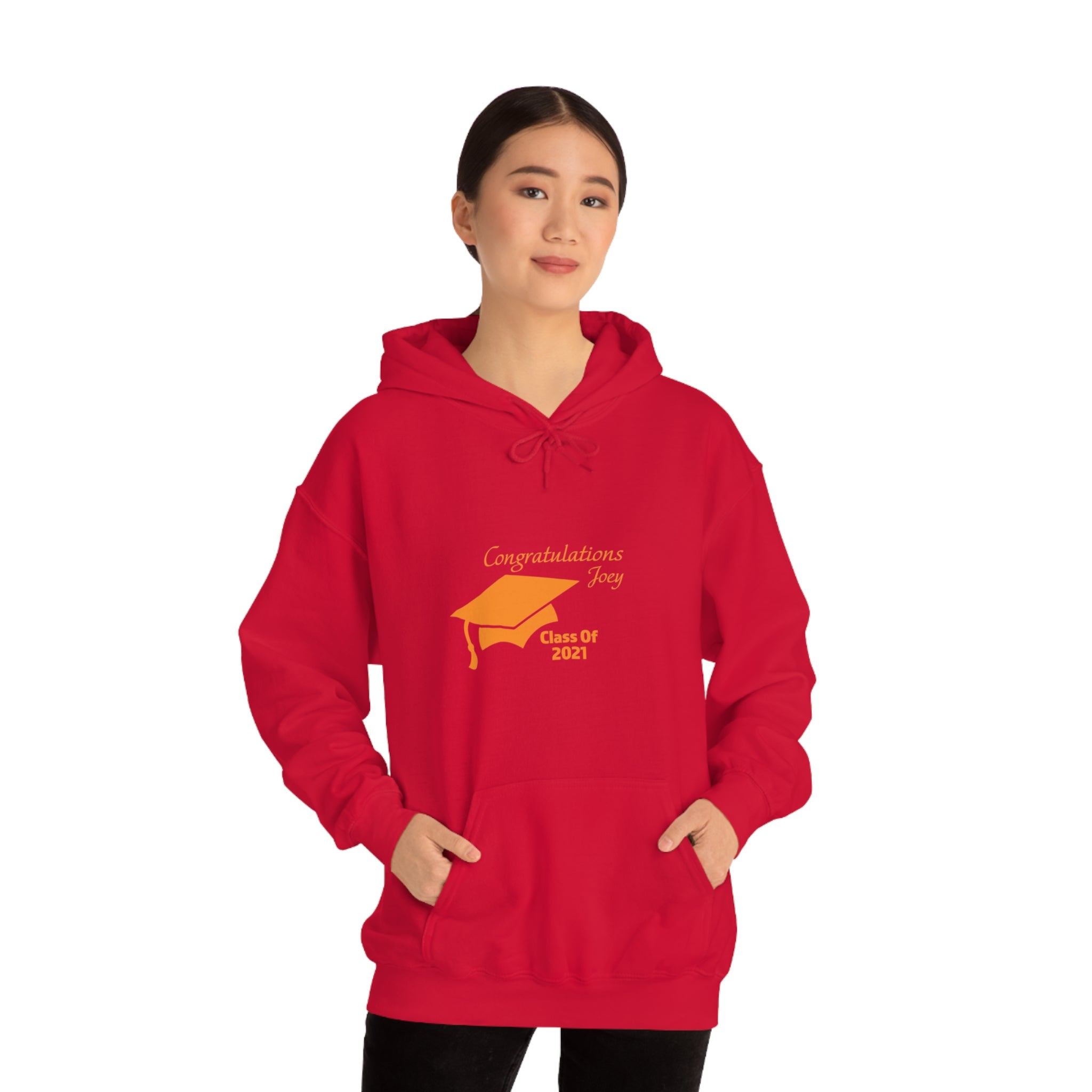 Congratulations With Year & Name Customizable - Unisex Heavy Blend™ Hooded Sweatshirt