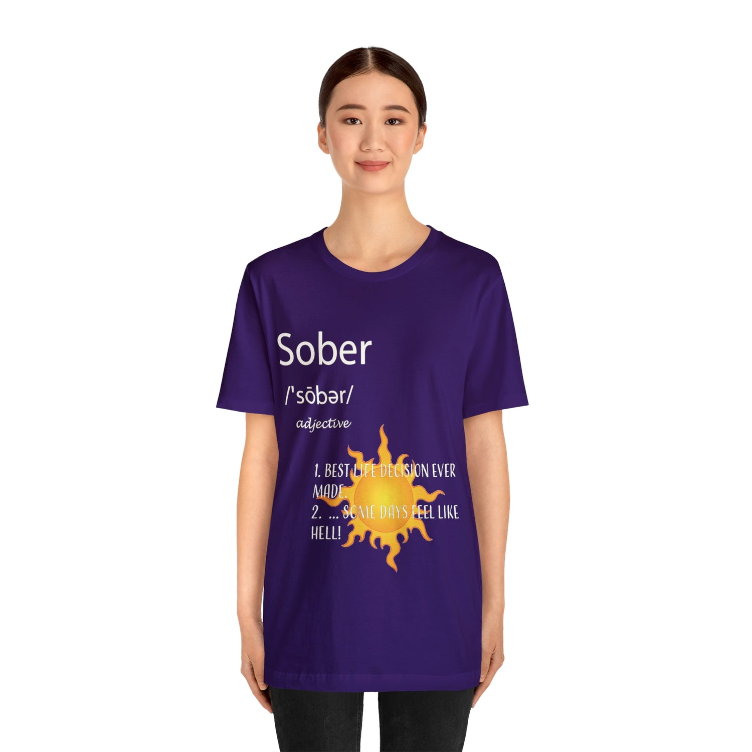 Sober - Unisex Jersey Short Sleeve Tee