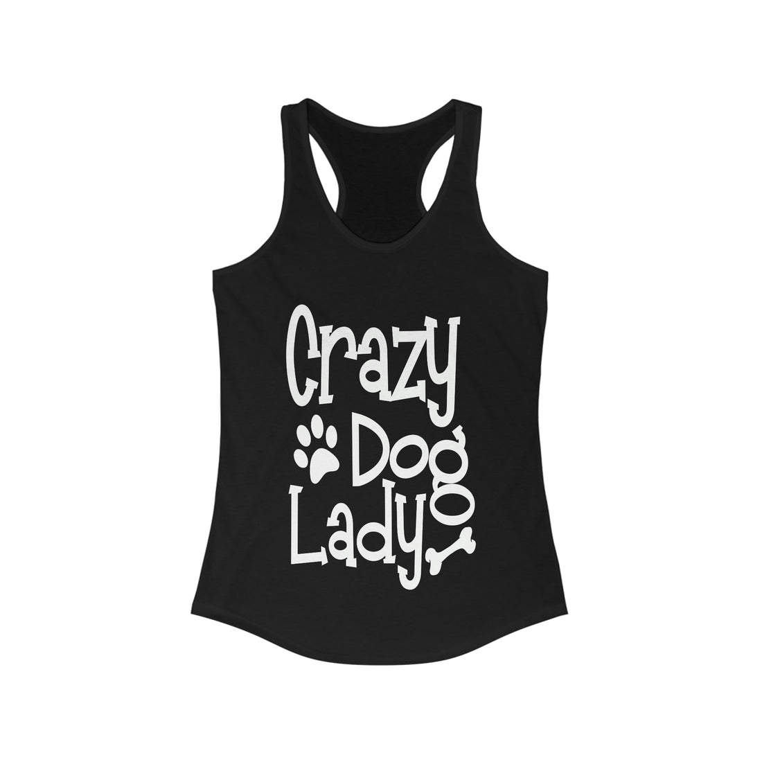 Crazy Dog Lady - Racerback Tank Top