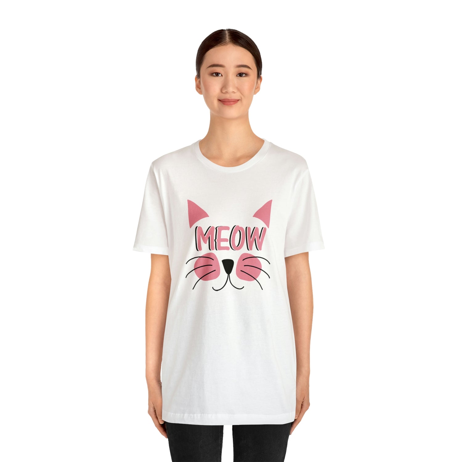 Meow - Unisex Jersey Short Sleeve Tee