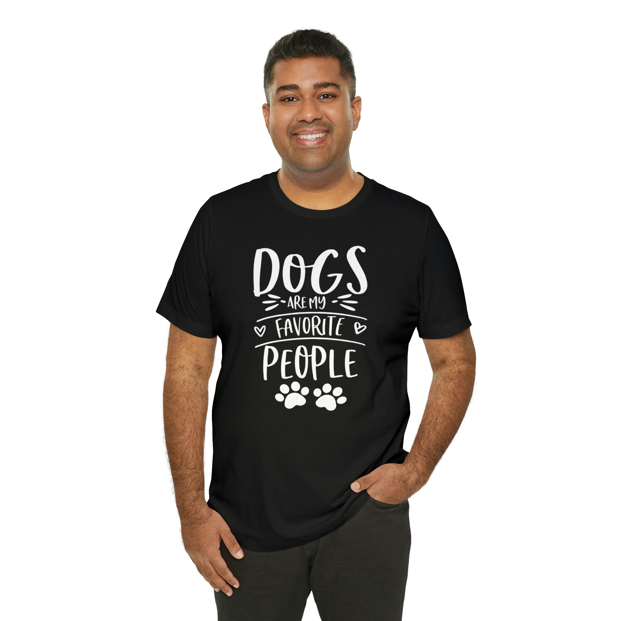 Dogs Are My Favorite People - Unisex Jersey Short Sleeve Tee