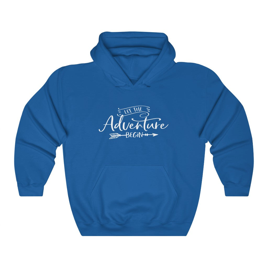 Let The Adventure Begin - Unisex Heavy Blend™ Hooded Sweatshirt