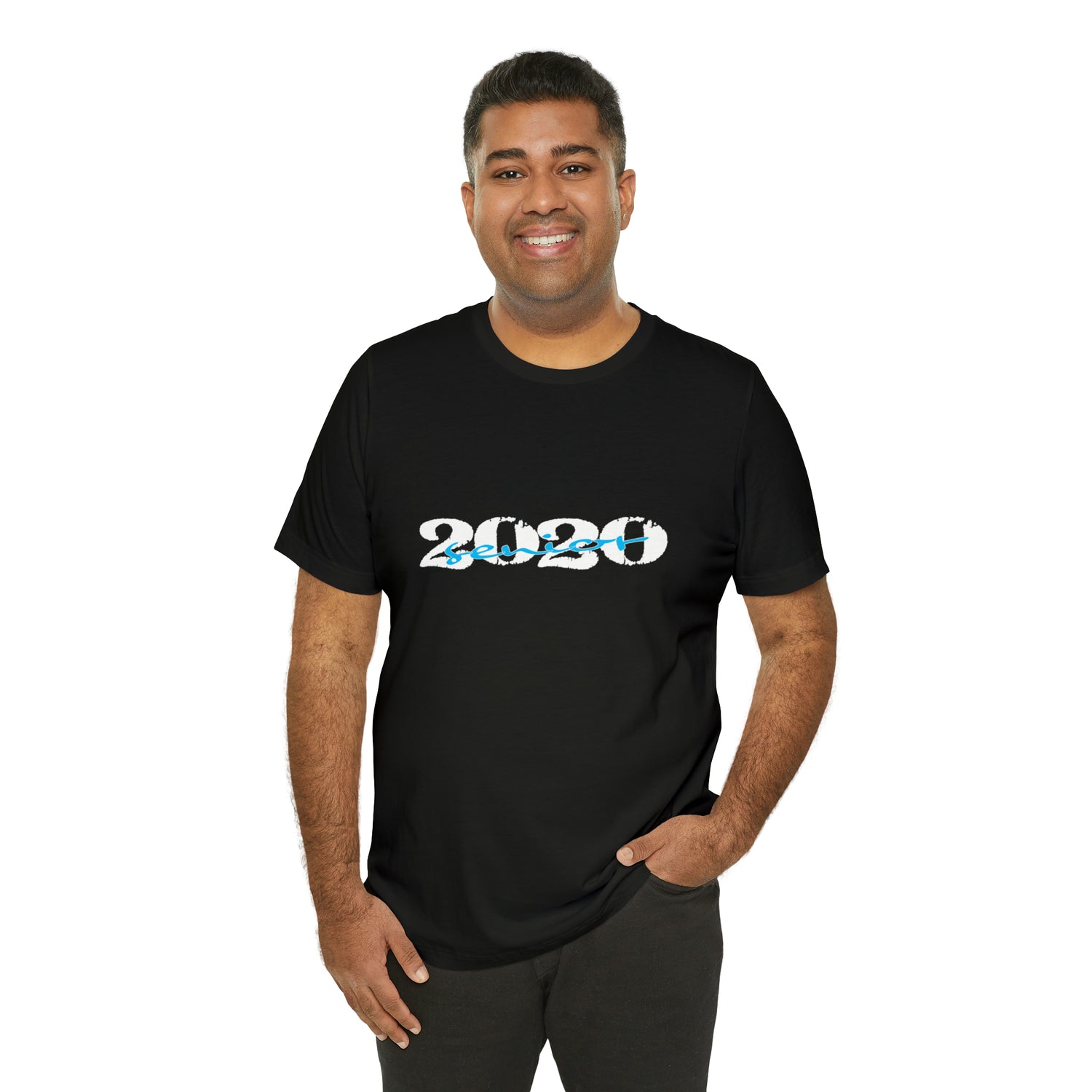 Senior With Class Year Customizable - Unisex Jersey Short Sleeve Tee