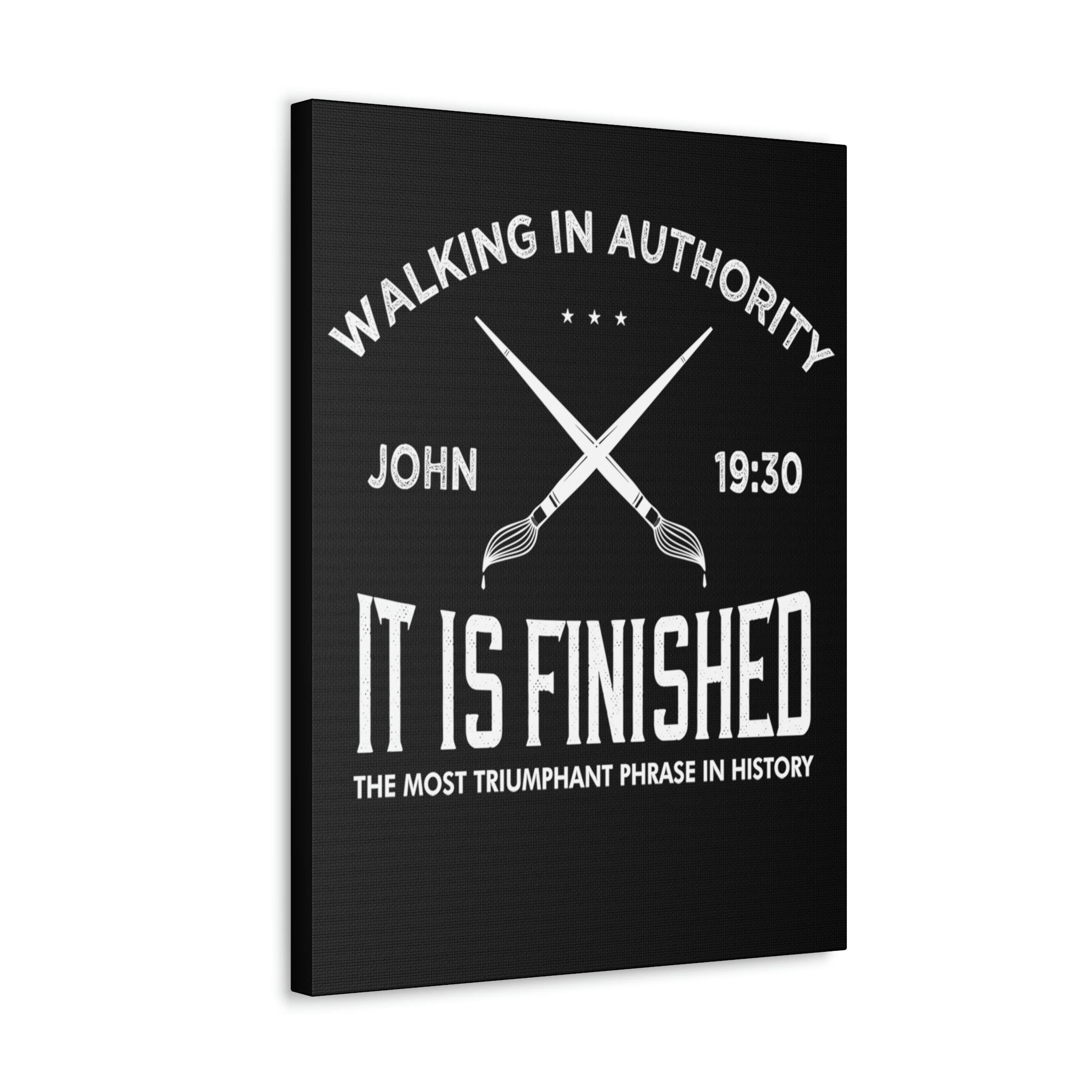 John 19:30 It Is Finished - Canvas Print