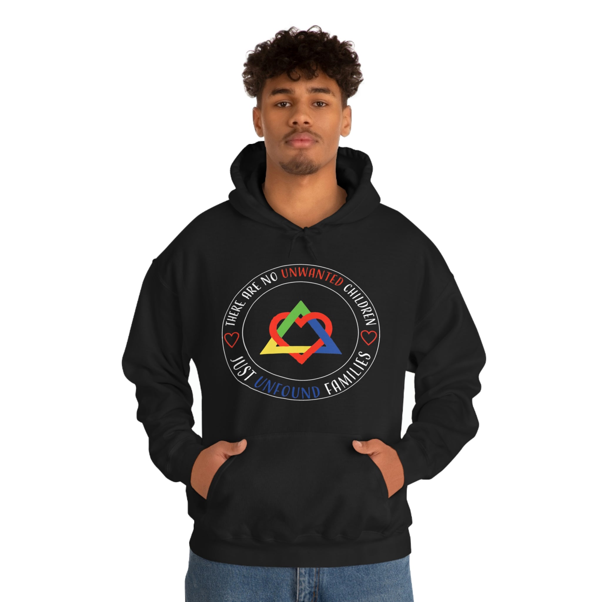 There Are No Unwanted Children Only Unfound Families - Unisex Heavy Blend™ Hooded Sweatshirt