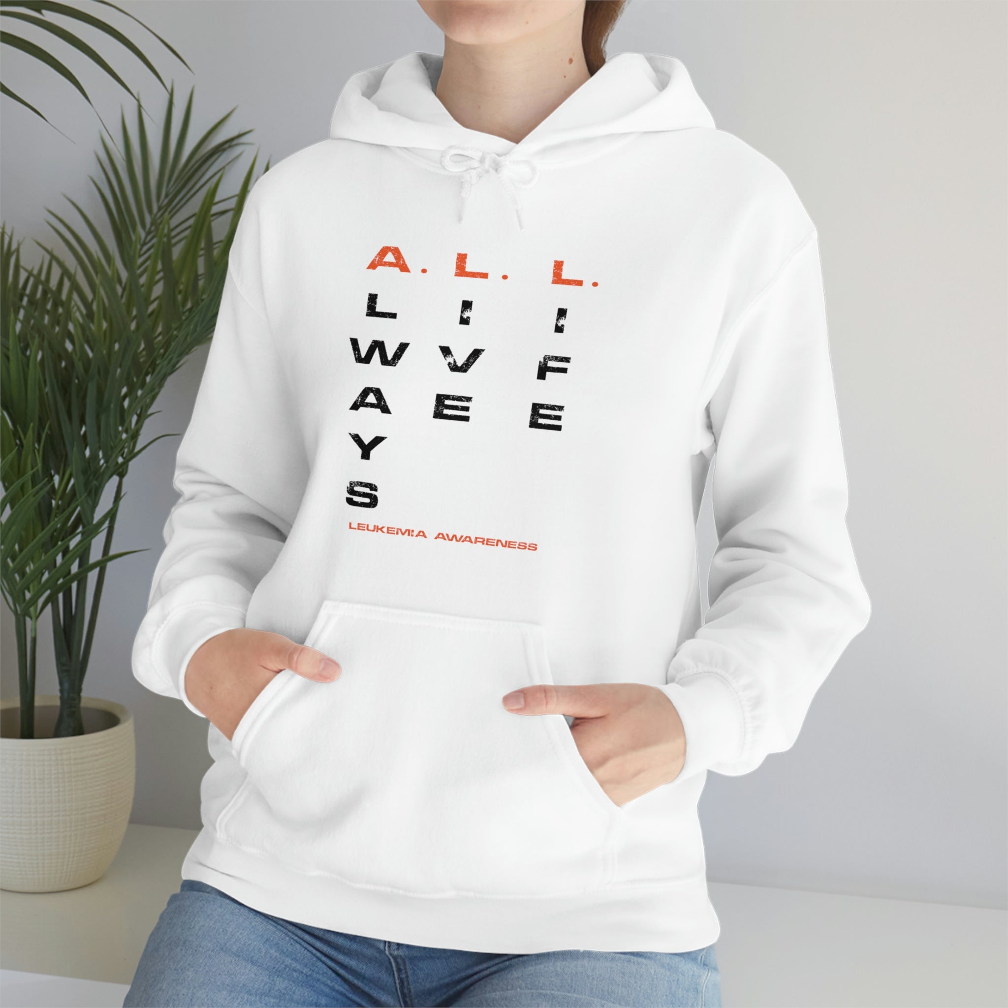 A.L.L. Always Live Life - Unisex Heavy Blend™ Hooded Sweatshirt