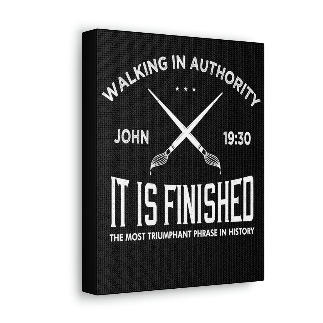 John 19:30 It Is Finished - Canvas Print