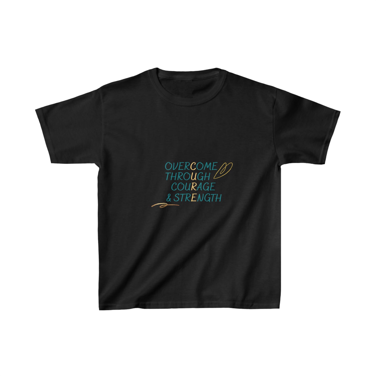 Overcome Through Courage and Strength - Kid&